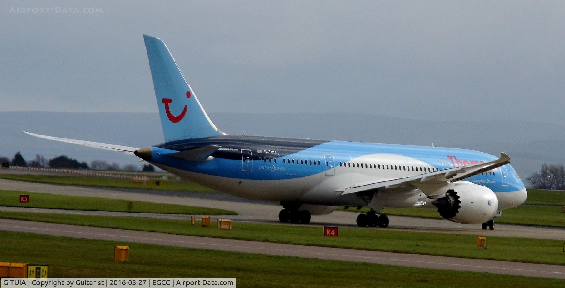 G-TUIA, 2013 Boeing 787-8 Dreamliner C/N 34422, At Manchester
