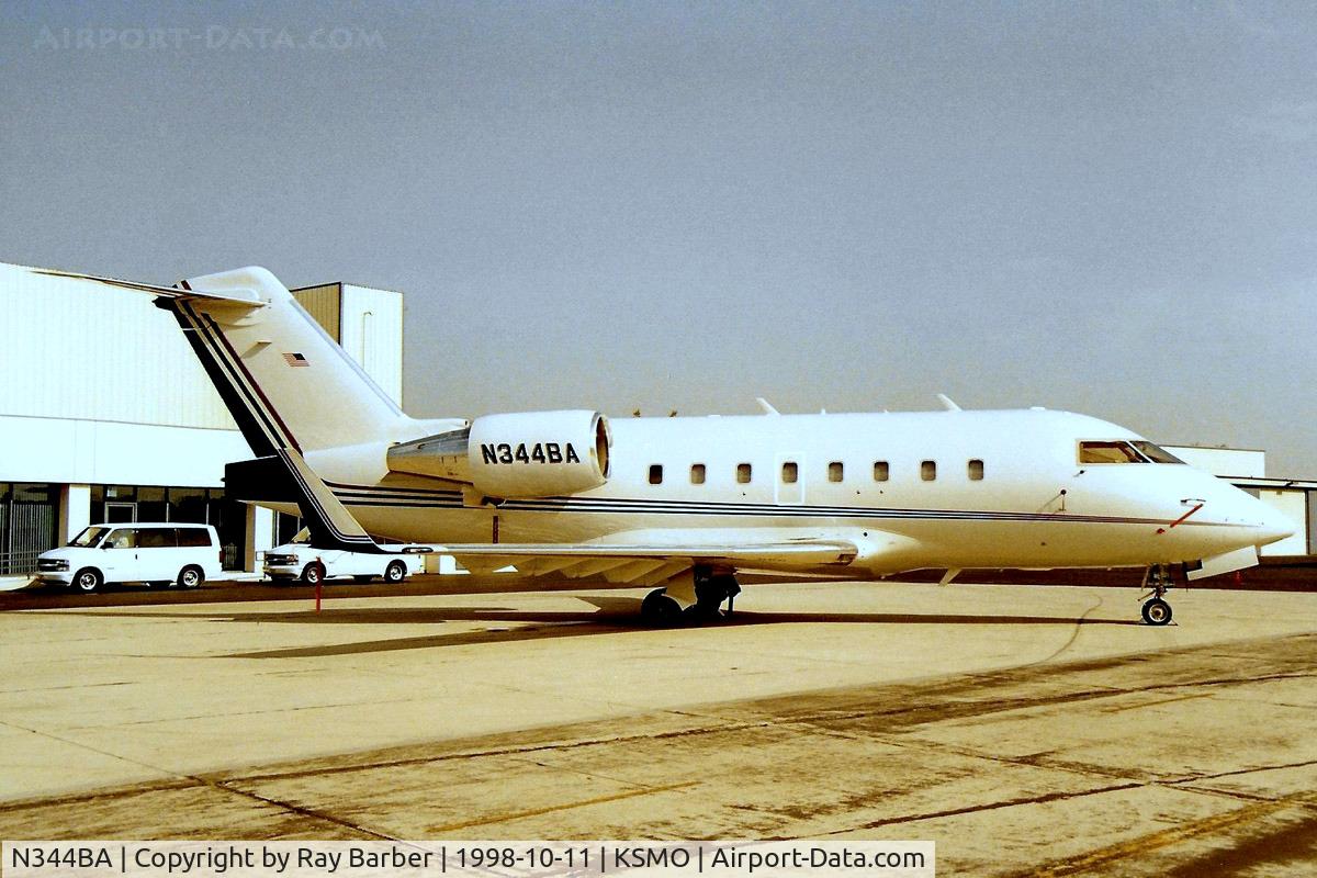 N344BA, 1997 Canadair Challenger 604 (CL-600-2B16) C/N 5344, Canadair CL.604 Challenger [5344] Santa Monica-Municipal~N 11/10/1998