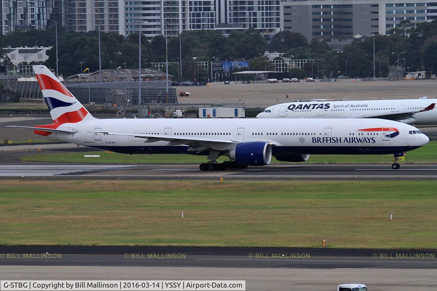 G-STBG, 2013 Boeing 777-336/ER C/N 38430, ready for SIN