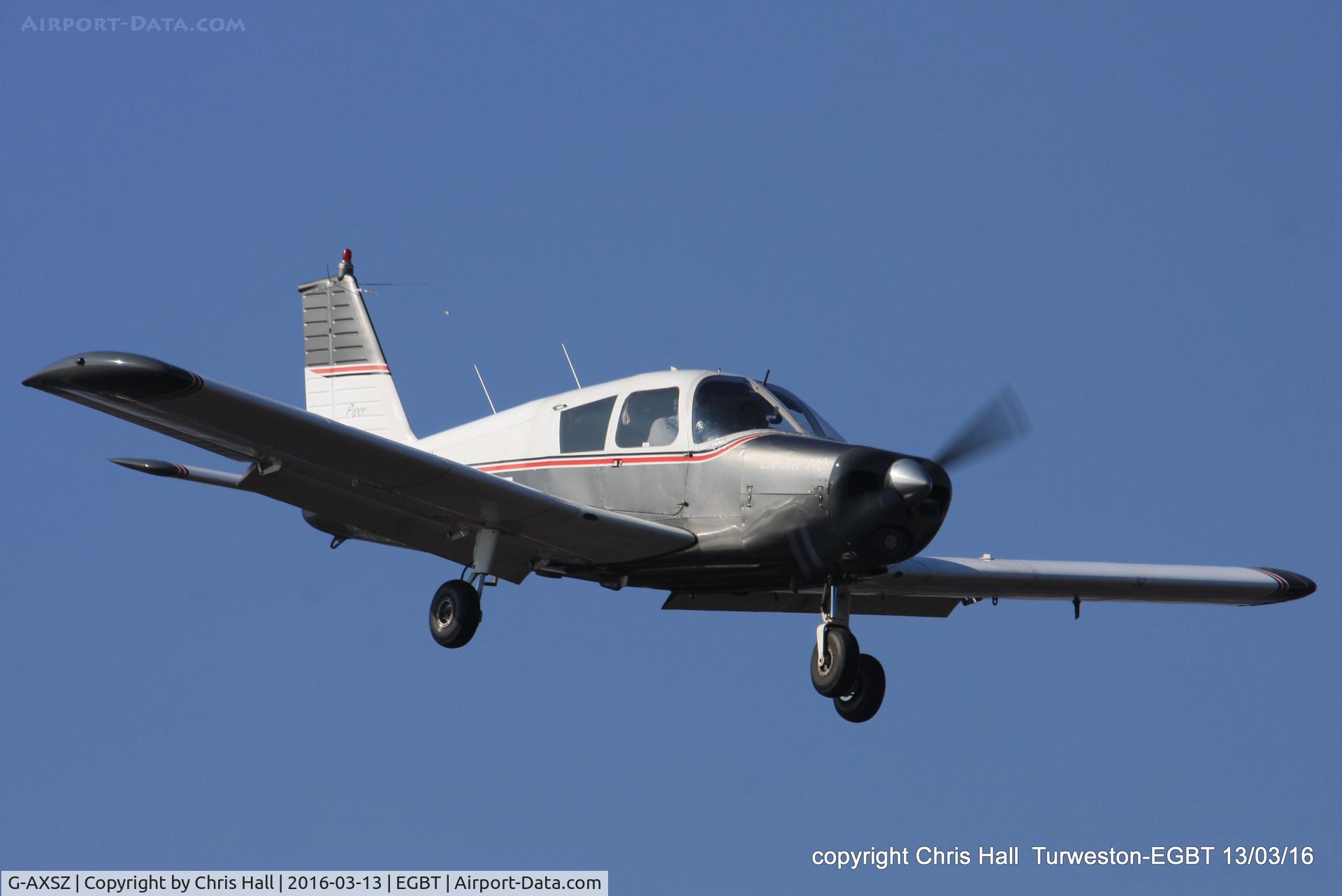 G-AXSZ, 1969 Piper PA-28-140 Cherokee C/N 28-26188, at the Vintage Aircraft Club spring rally