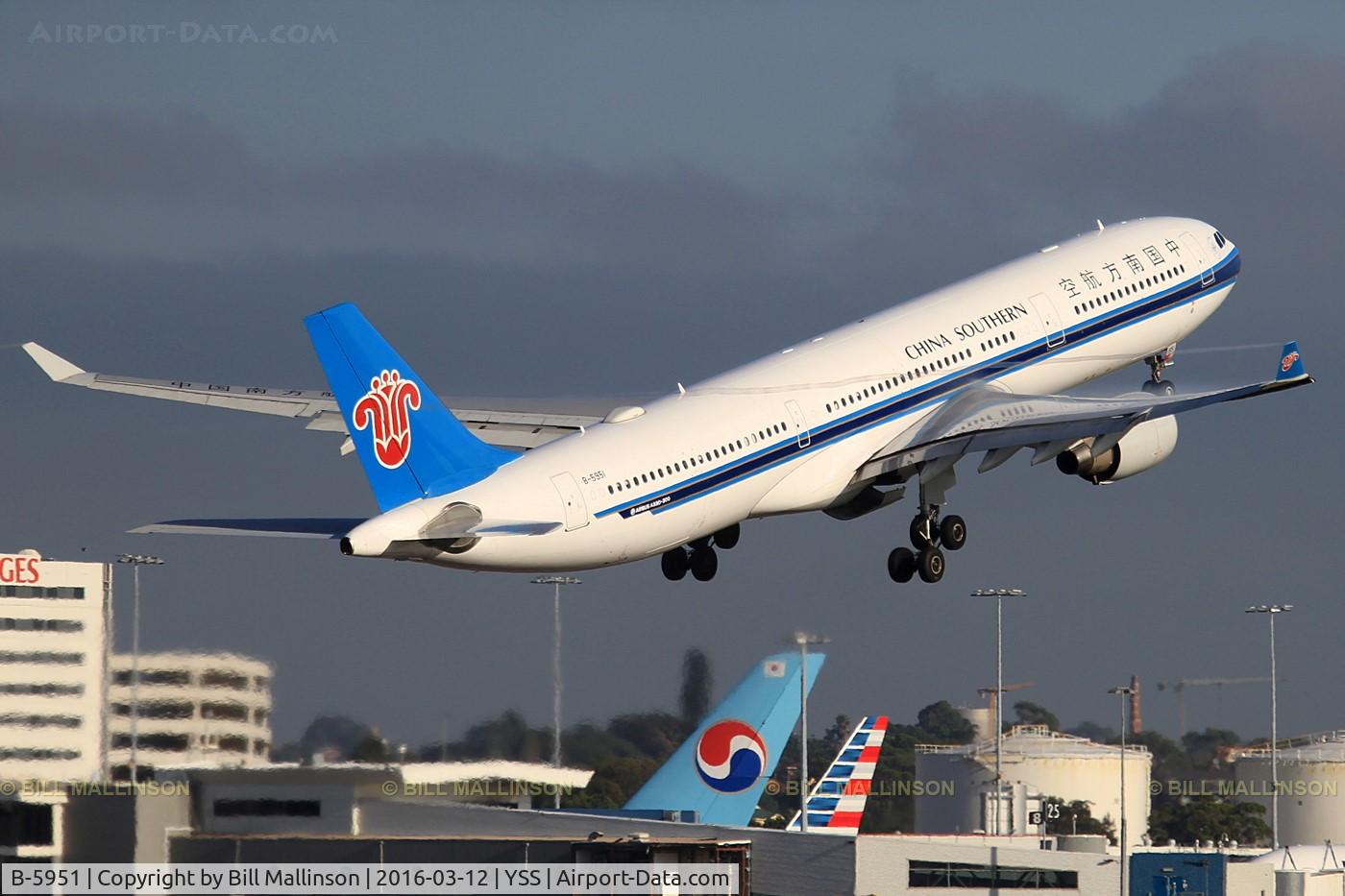 B-5951, 2014 Airbus A330-323 C/N 1536, away home