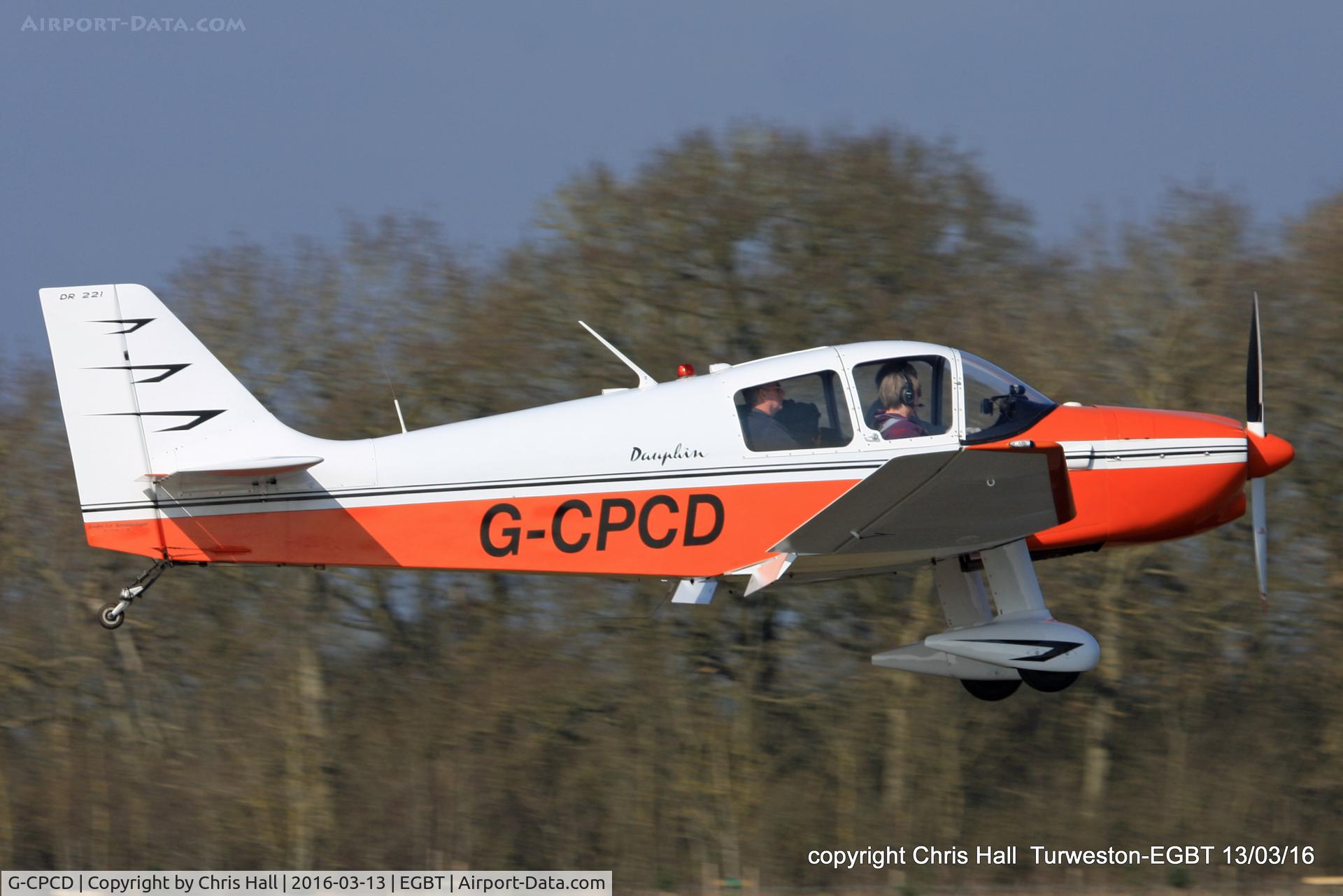 G-CPCD, 1968 CEA Jodel DR-221 Dauphin C/N 81, at the Vintage Aircraft Club spring rally