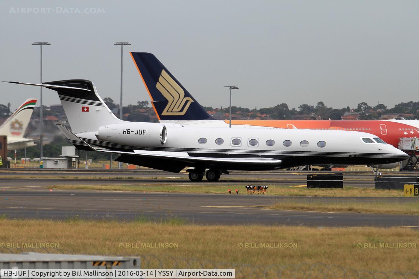 HB-JUF, 2014 Gulfstream Aerospace G650 (G-VI) C/N 6118, in from Mali, Africa