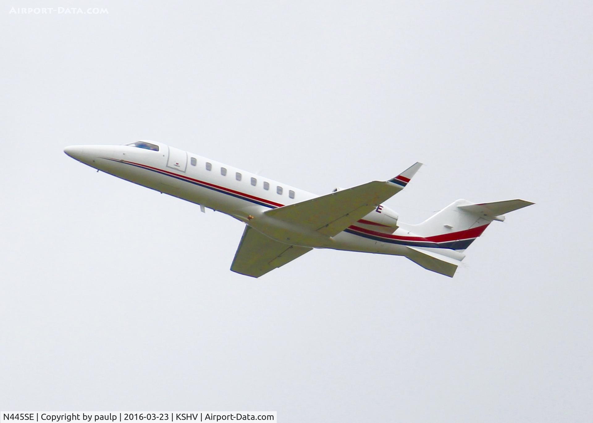 N445SE, 2007 Learjet 45 C/N 334, At Shreveport Regional.