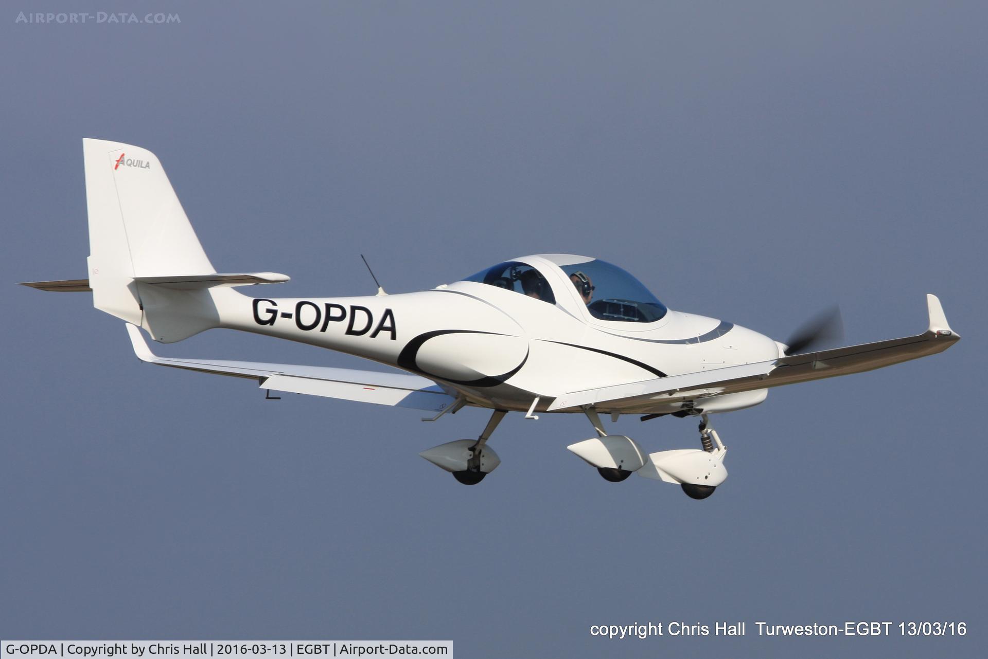 G-OPDA, 2008 Aquila A210 (AT01) C/N AT01-180, at the Vintage Aircraft Club spring rally