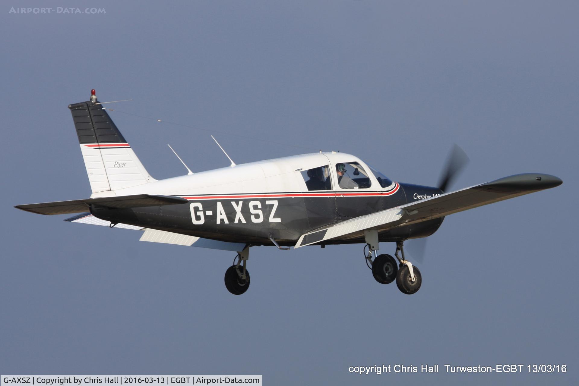 G-AXSZ, 1969 Piper PA-28-140 Cherokee C/N 28-26188, at the Vintage Aircraft Club spring rally