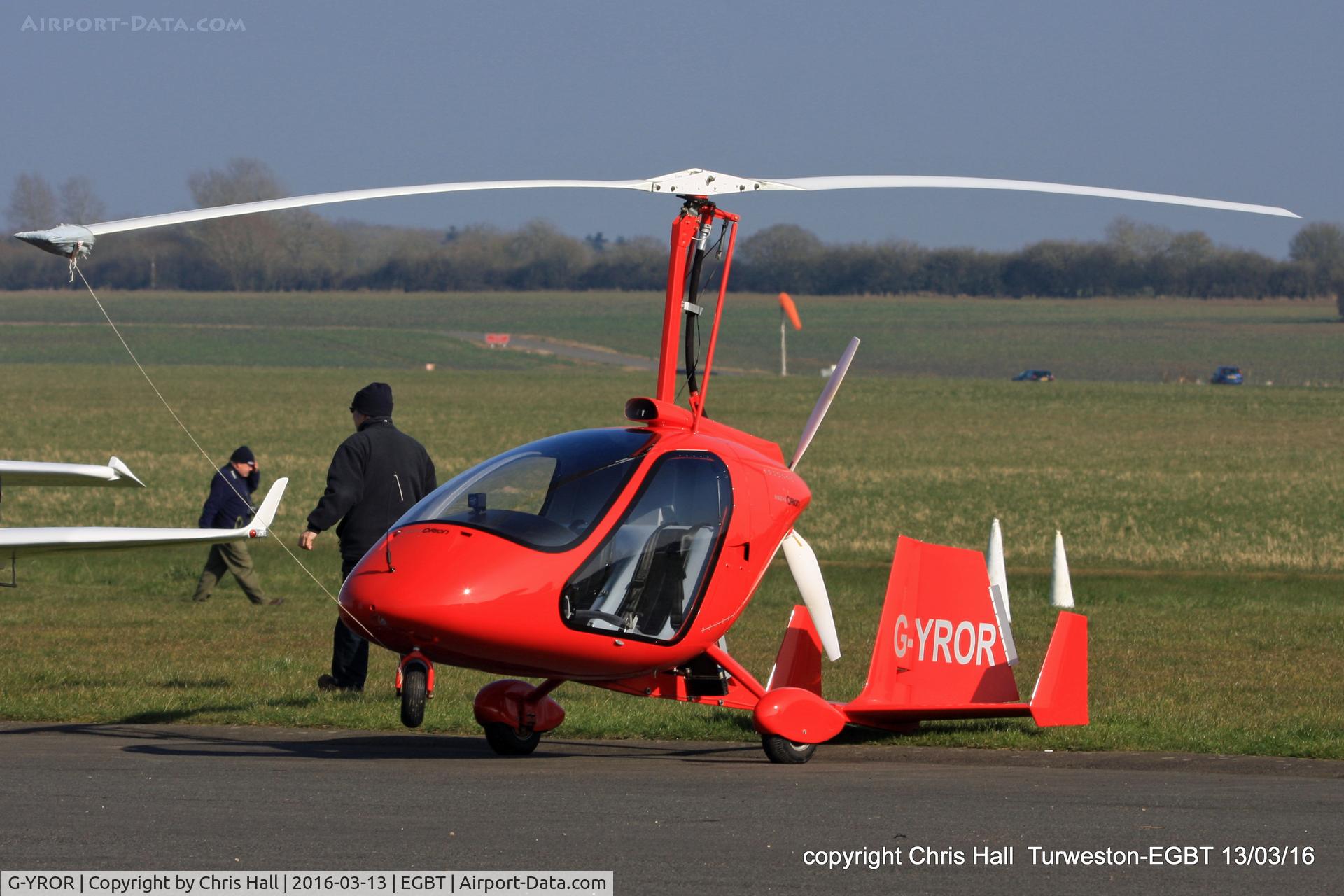 G-YROR, 2010 Magni Gyro M-24C Orion C/N 24-10-6034, at the Vintage Aircraft Club spring rally