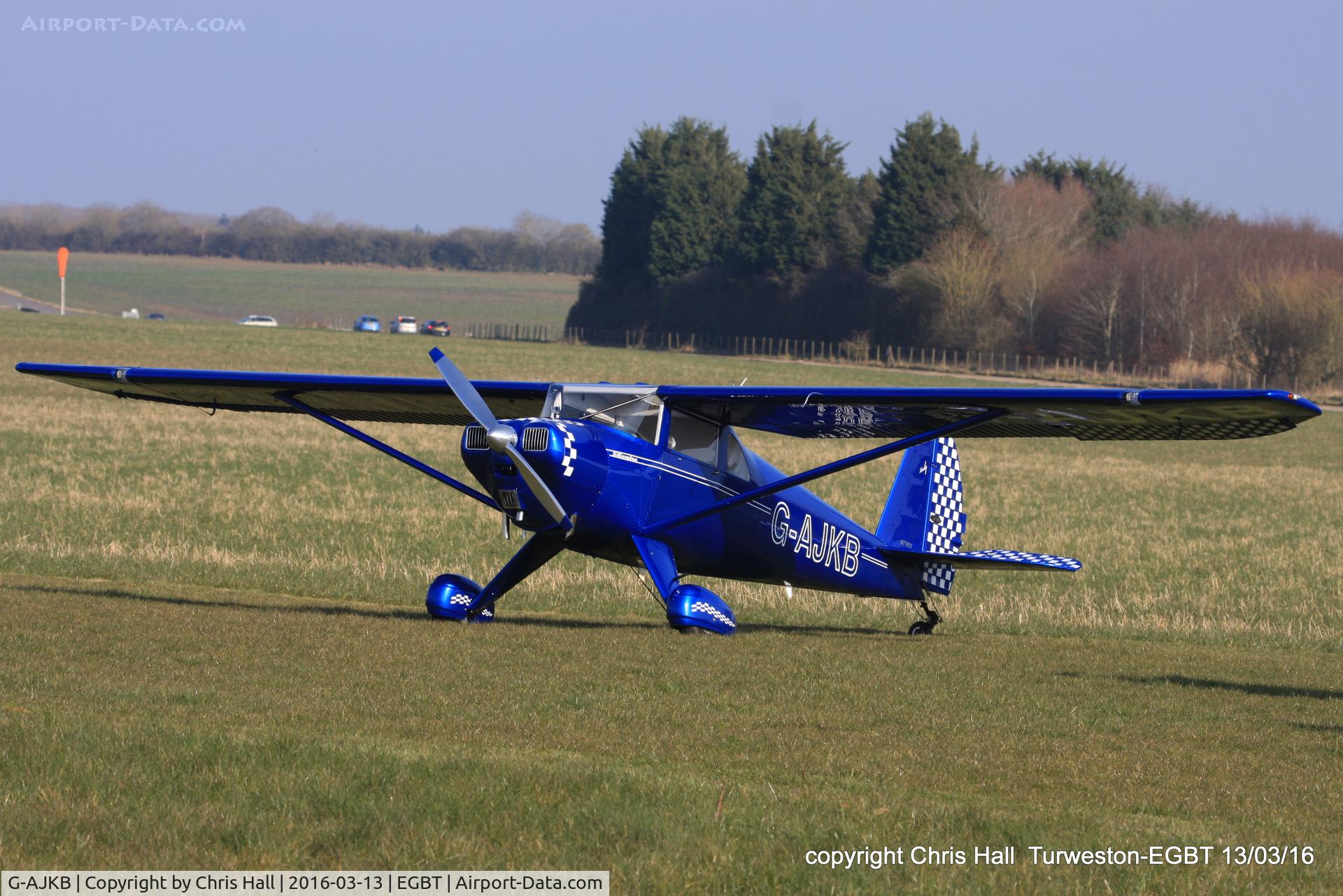 G-AJKB, 1946 Luscombe 8E Silvaire C/N 3058, at the Vintage Aircraft Club spring rally