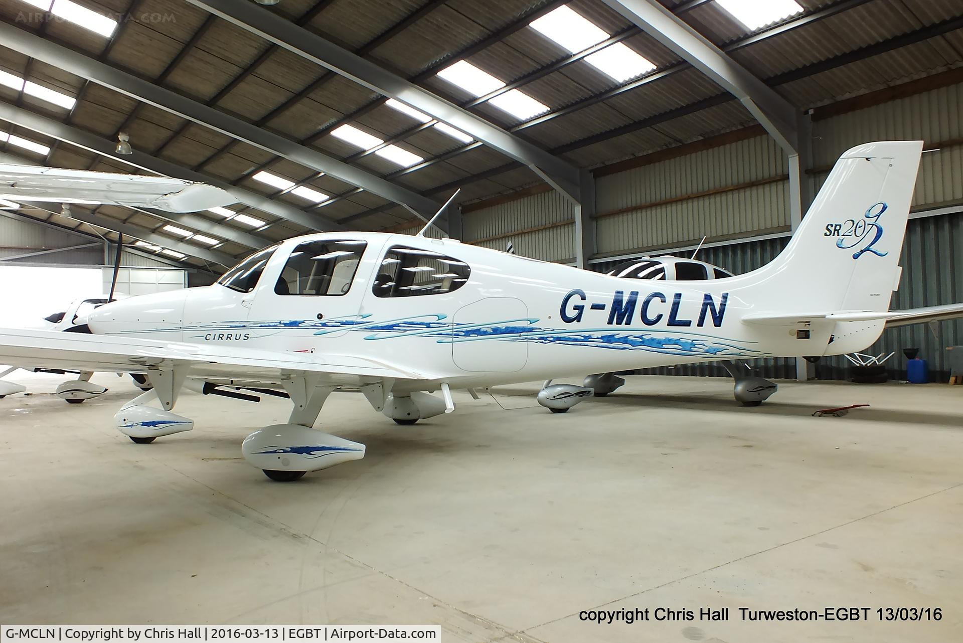 G-MCLN, 2006 Cirrus SR20 G2 C/N 1642, Turweston resident