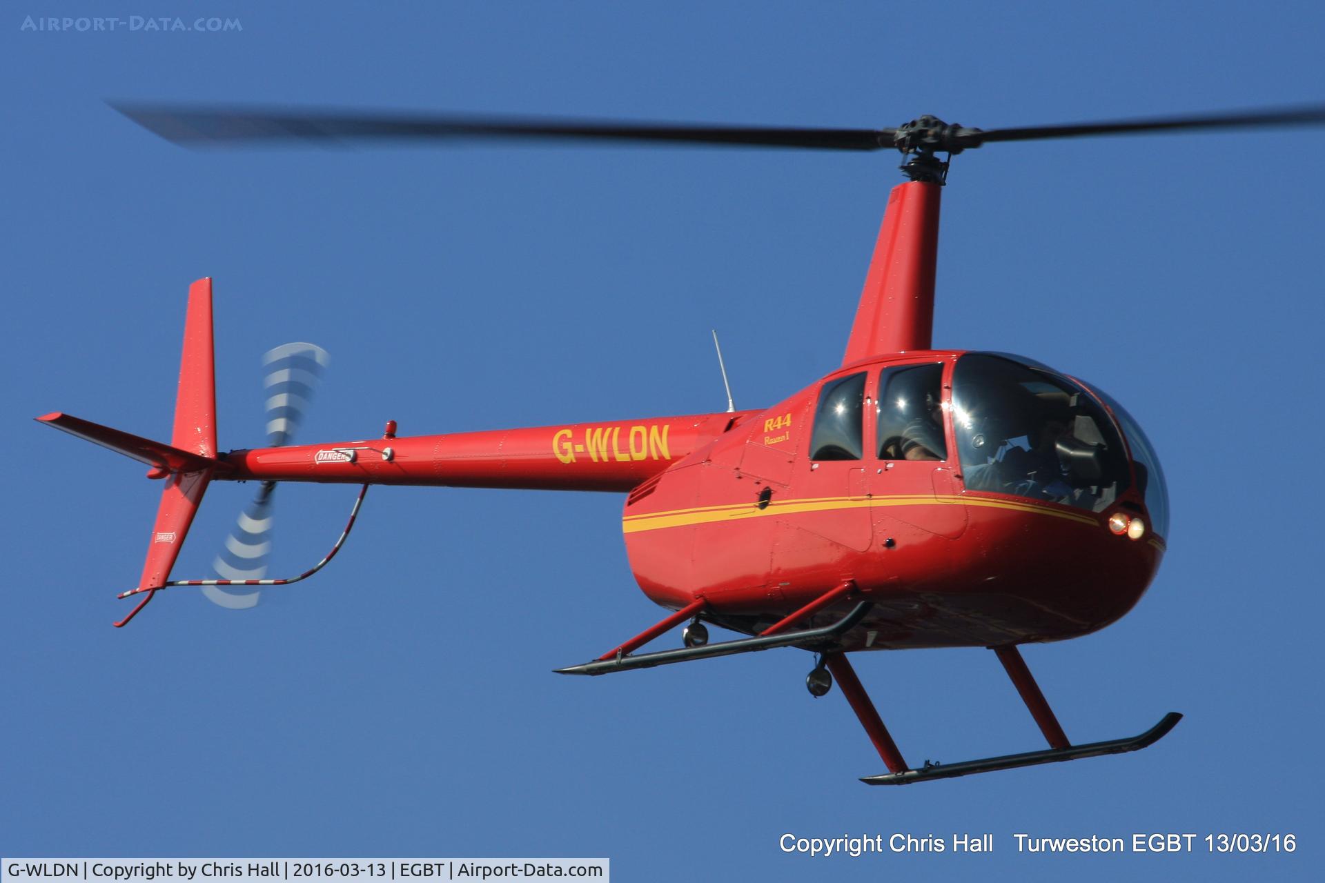 G-WLDN, 2005 Robinson R44 Raven 1 C/N 1507, at the Vintage Aircraft Club spring rally