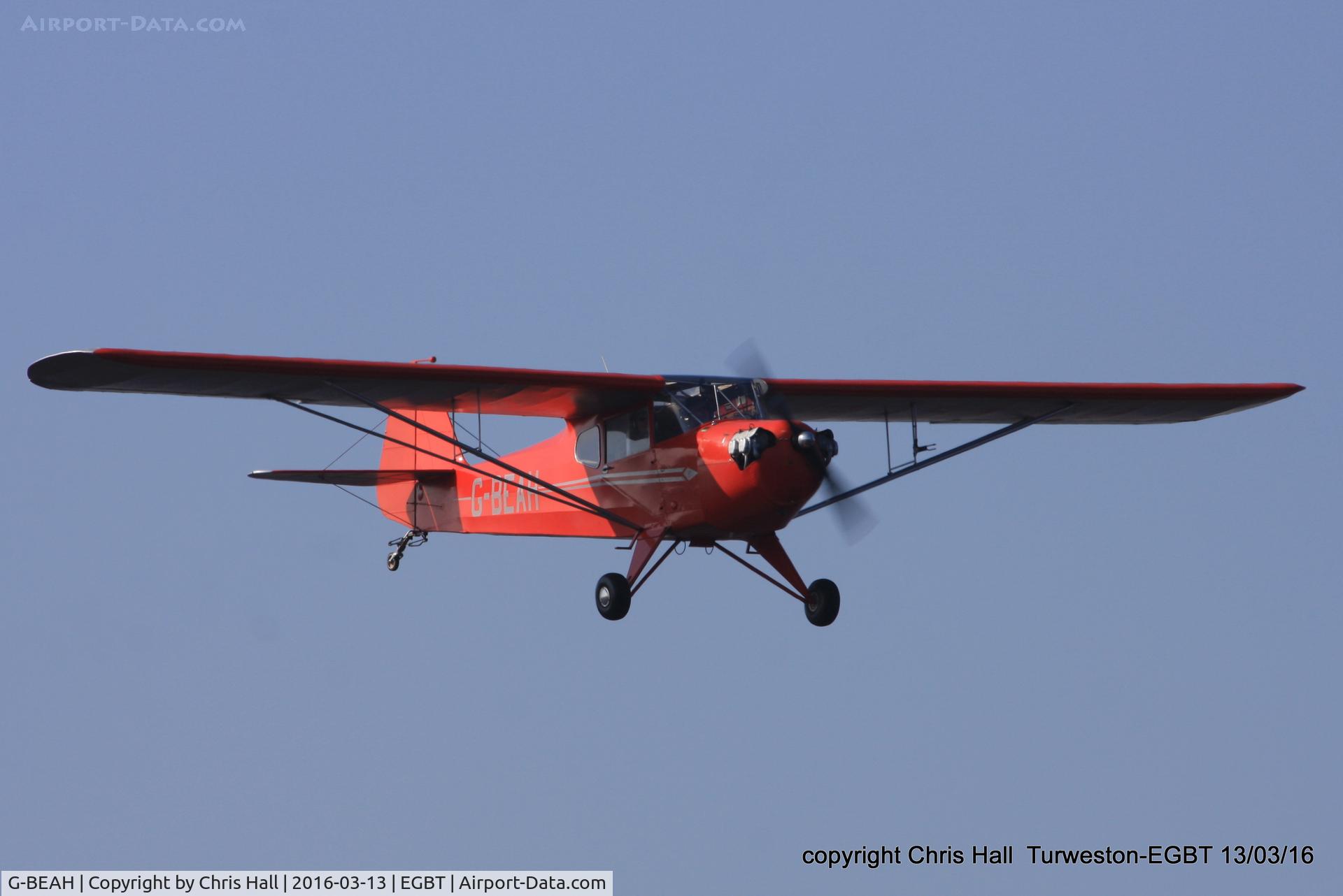 G-BEAH, 1946 Auster J-2 Arrow C/N 2366, at the Vintage Aircraft Club spring rally