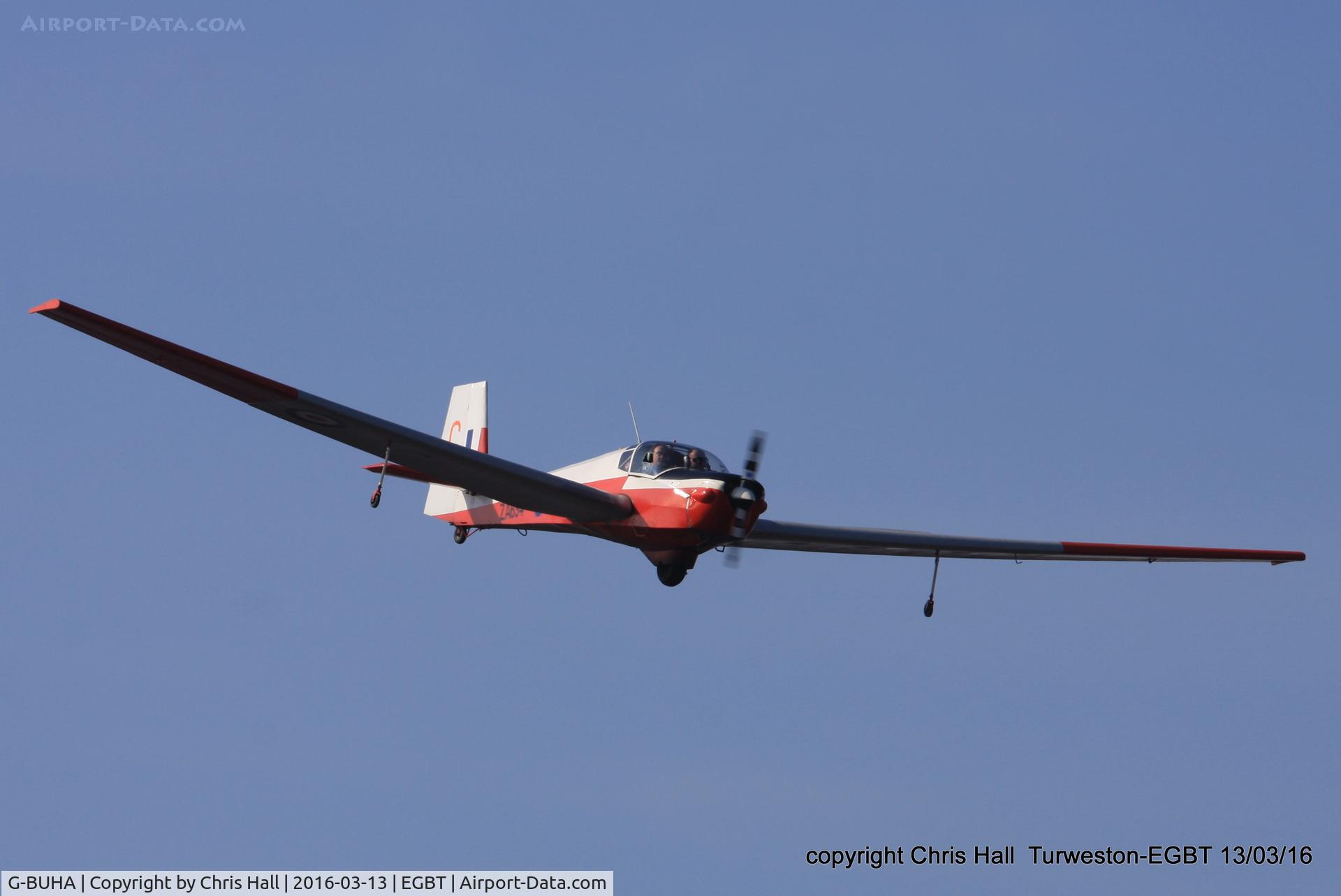 G-BUHA, 1980 Slingsby T-61F Venture T2 C/N 1970, at the Vintage Aircraft Club spring rally