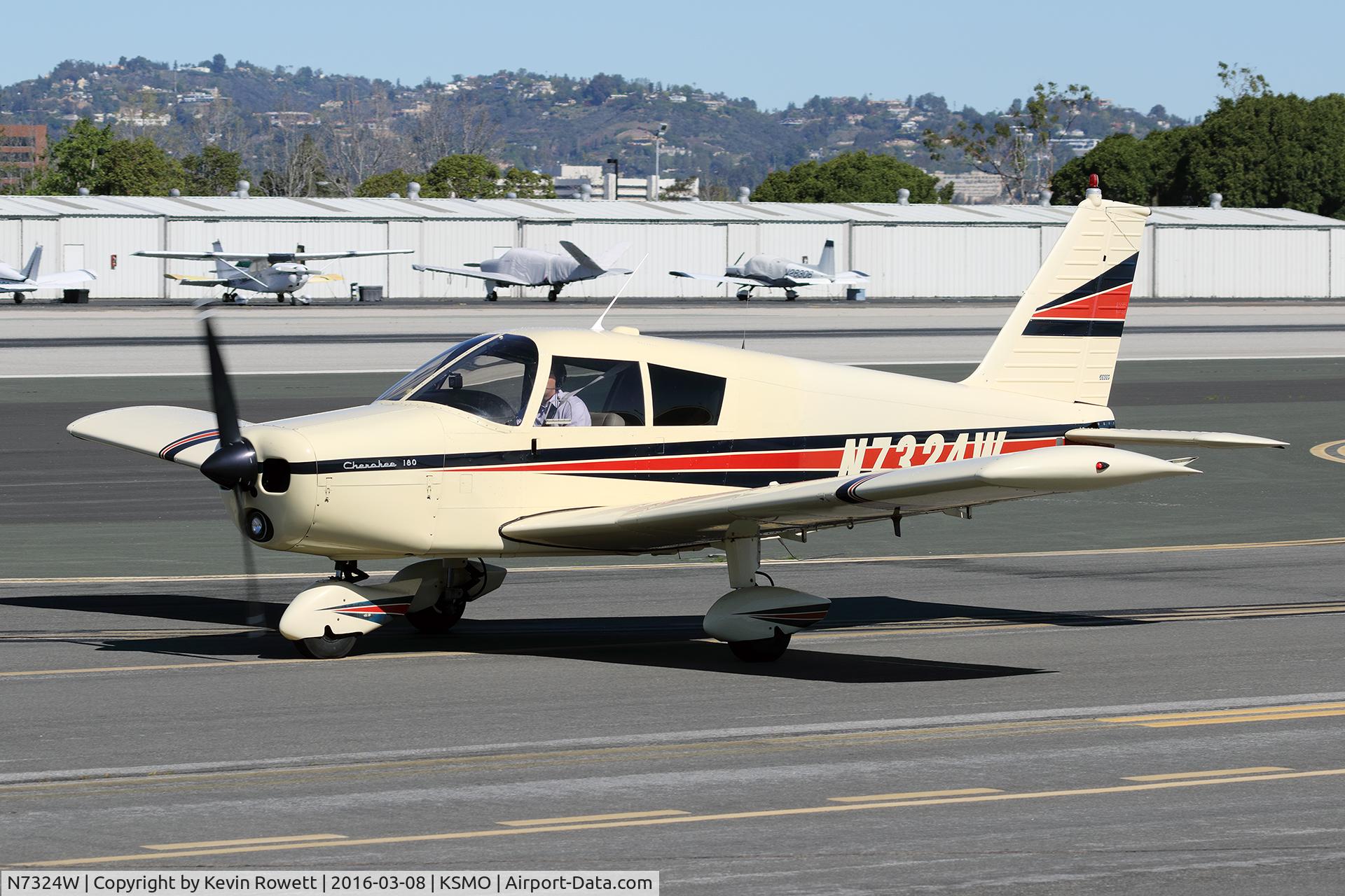 N7324W, 1963 Piper PA-28-180 C/N 28-1193, Built in 1963 and still looking great!