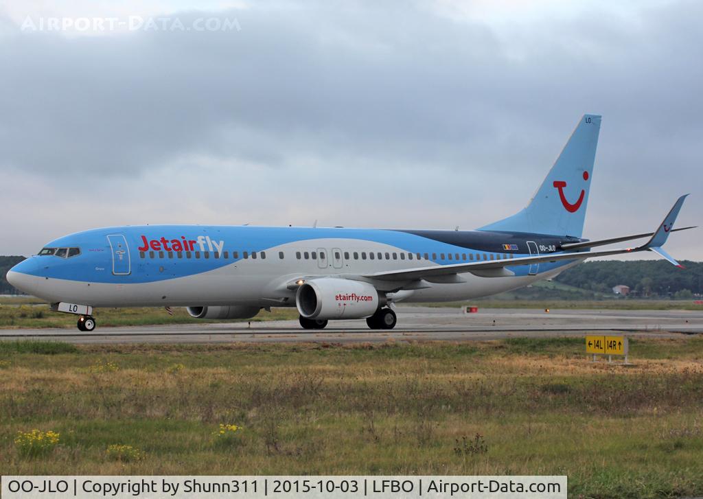 OO-JLO, 2007 Boeing 737-8K5 C/N 34692, Taxiing to the Terminal in new c/s and blended with scimitar winglets...