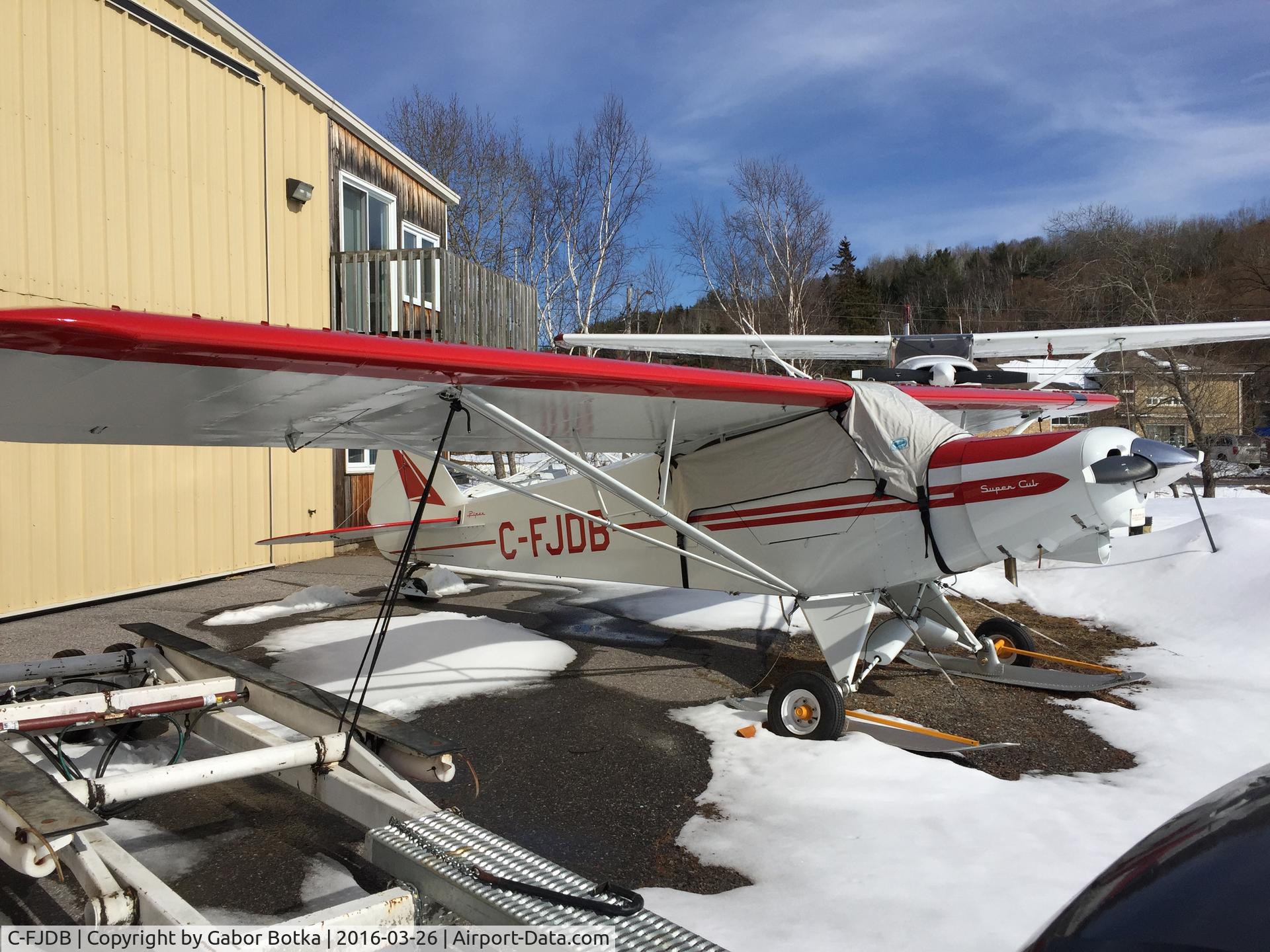 C-FJDB, 1969 Piper PA-18-150 Super Cub C/N 18-8830, On Skis in North Bay, ON