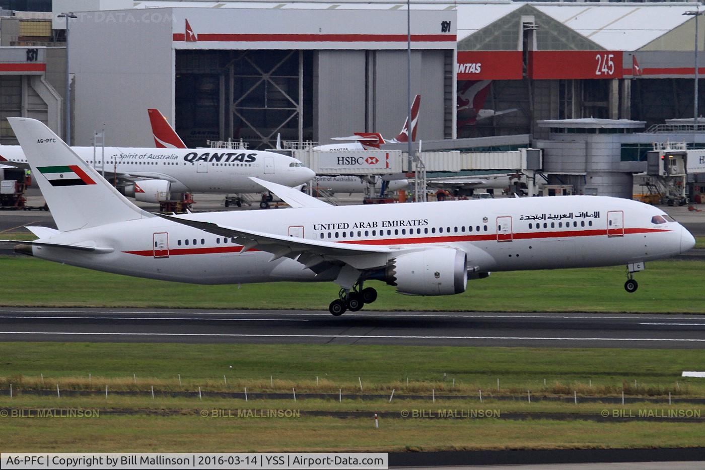A6-PFC, 2013 Boeing 787-8 Dreamliner C/N 35303, In from the UAE as 