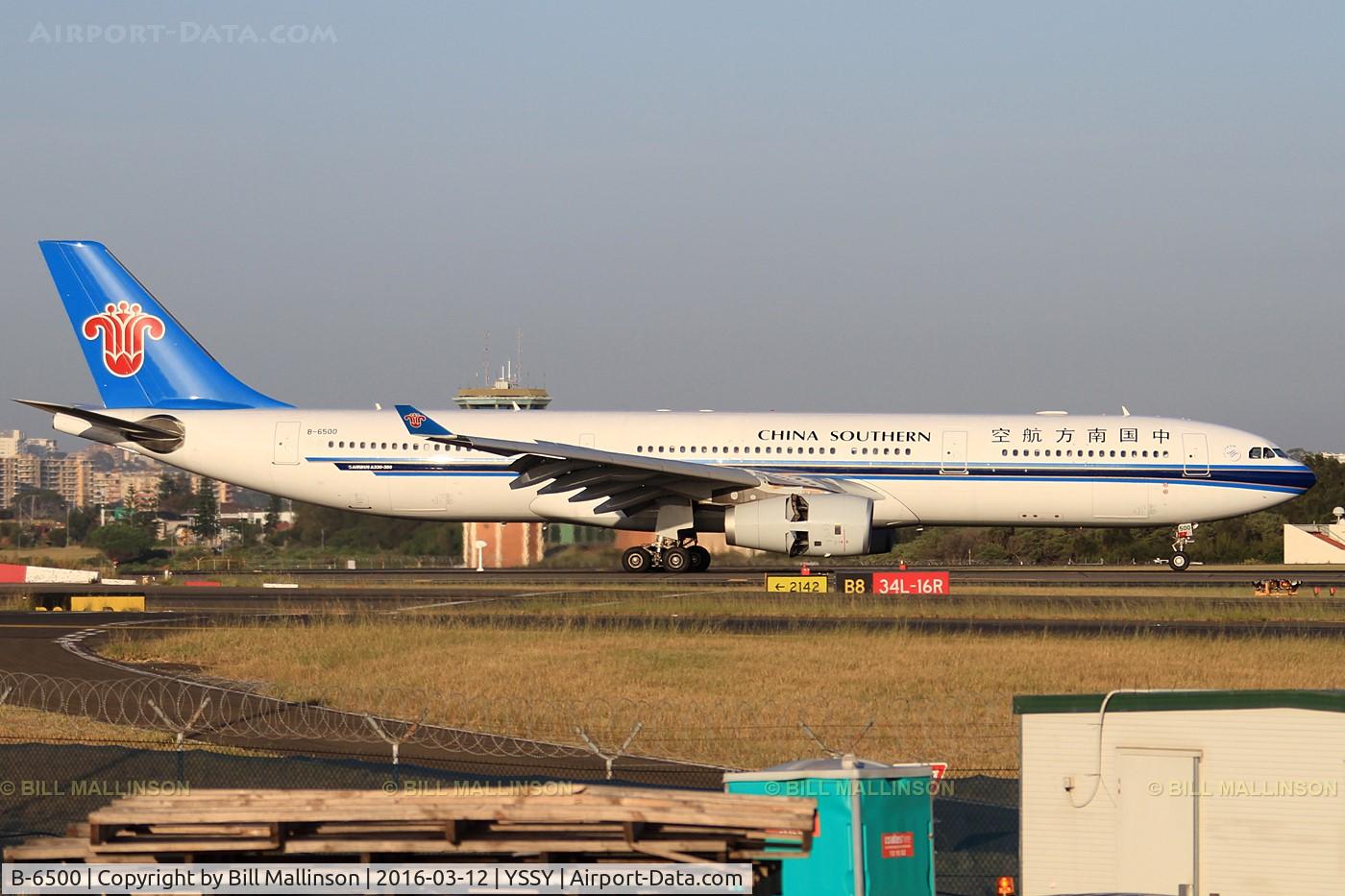 B-6500, 2008 Airbus A330-343X C/N 954, taxiing from 34L