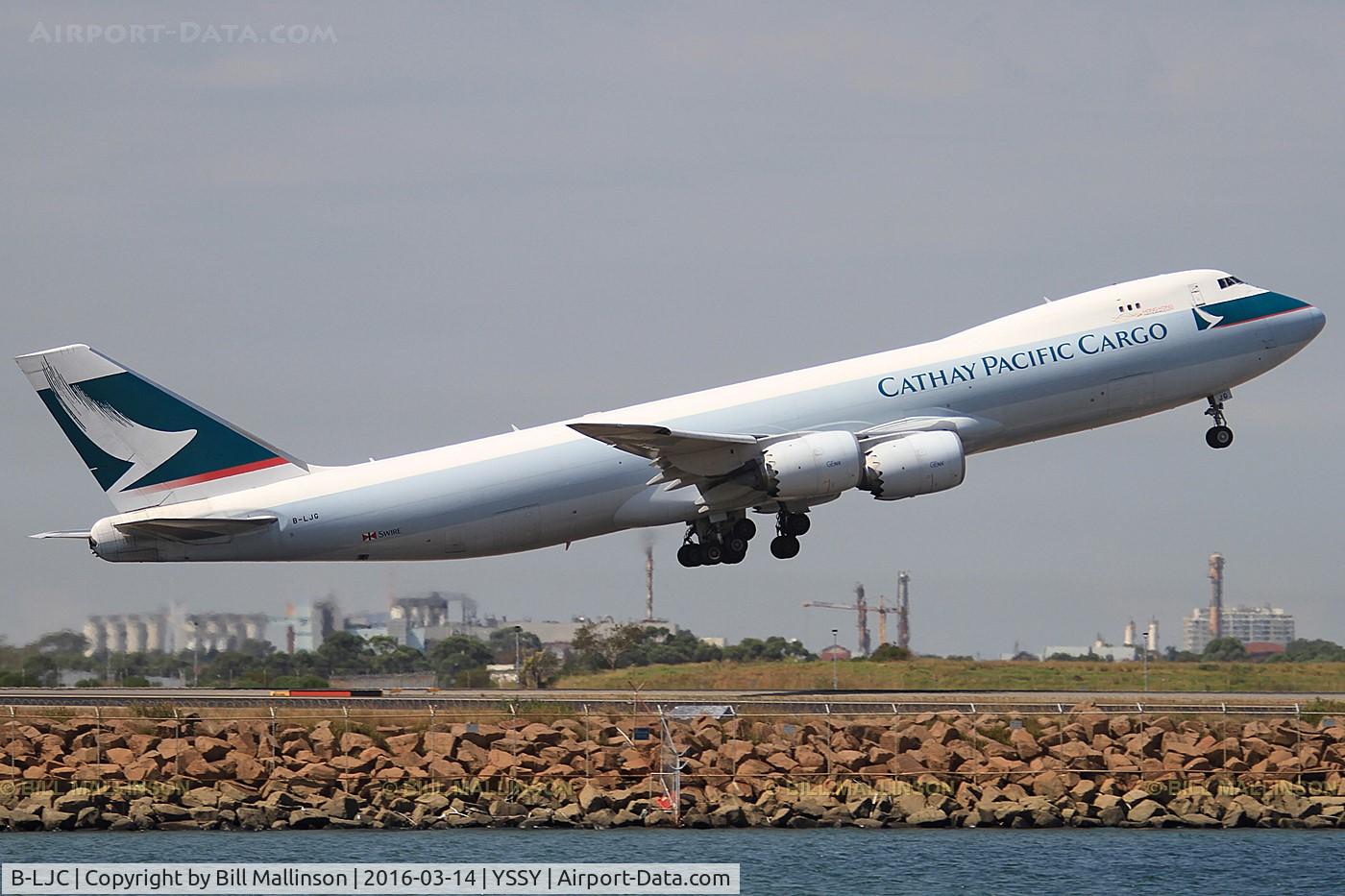 B-LJC, 2011 Boeing 747-867F/SCD C/N 39240, rotating from 16R