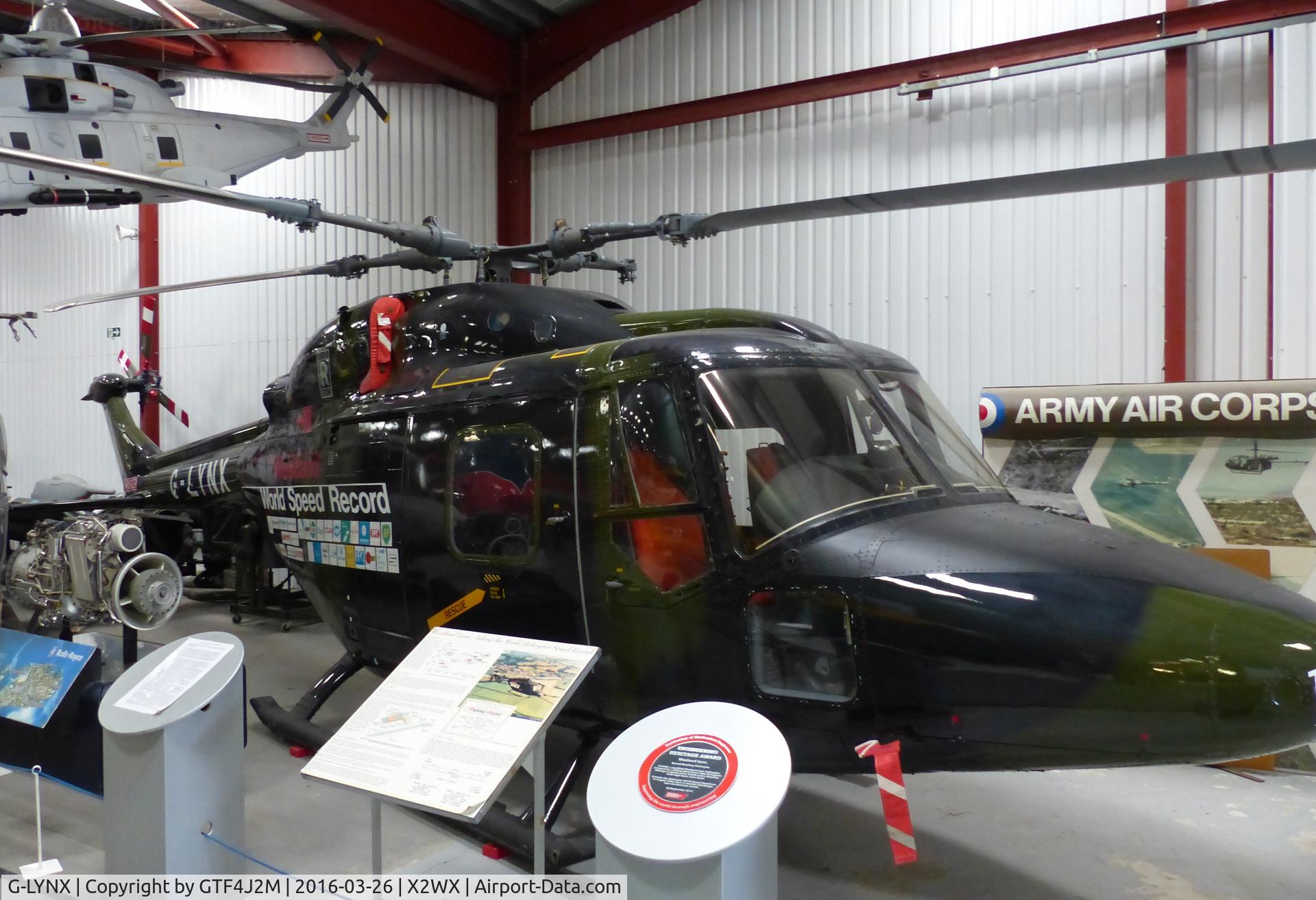 G-LYNX, Westland Lynx 800 C/N 102, G-LYNX  at The Helicopter Museum 26.3.16