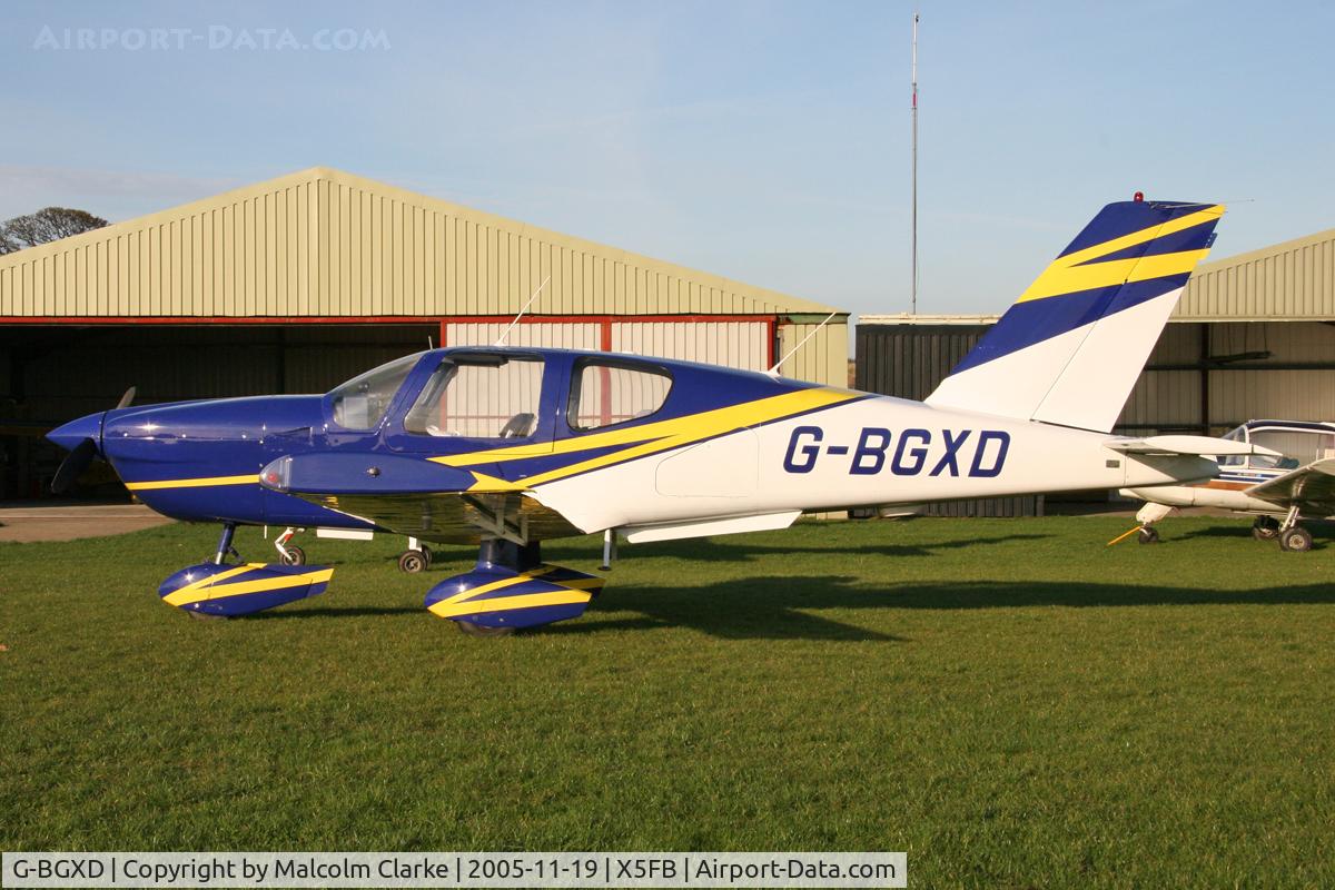 G-BGXD, 1979 Socata TB-10 GT C/N 39, Socata TB-10 Tobago at Fishburn Airfield, November 2005.