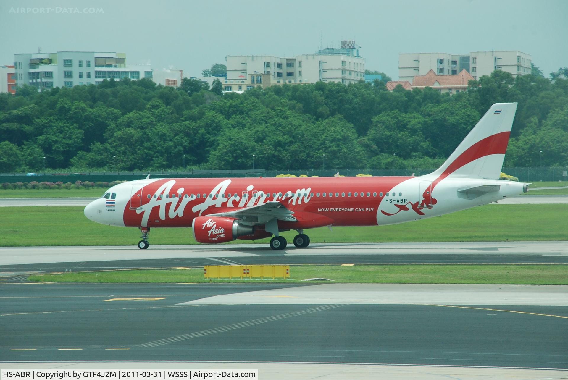 HS-ABR, 2010 Airbus A320-216 C/N 4390, HS-ABR at Singapore, Changi 31.3.11
