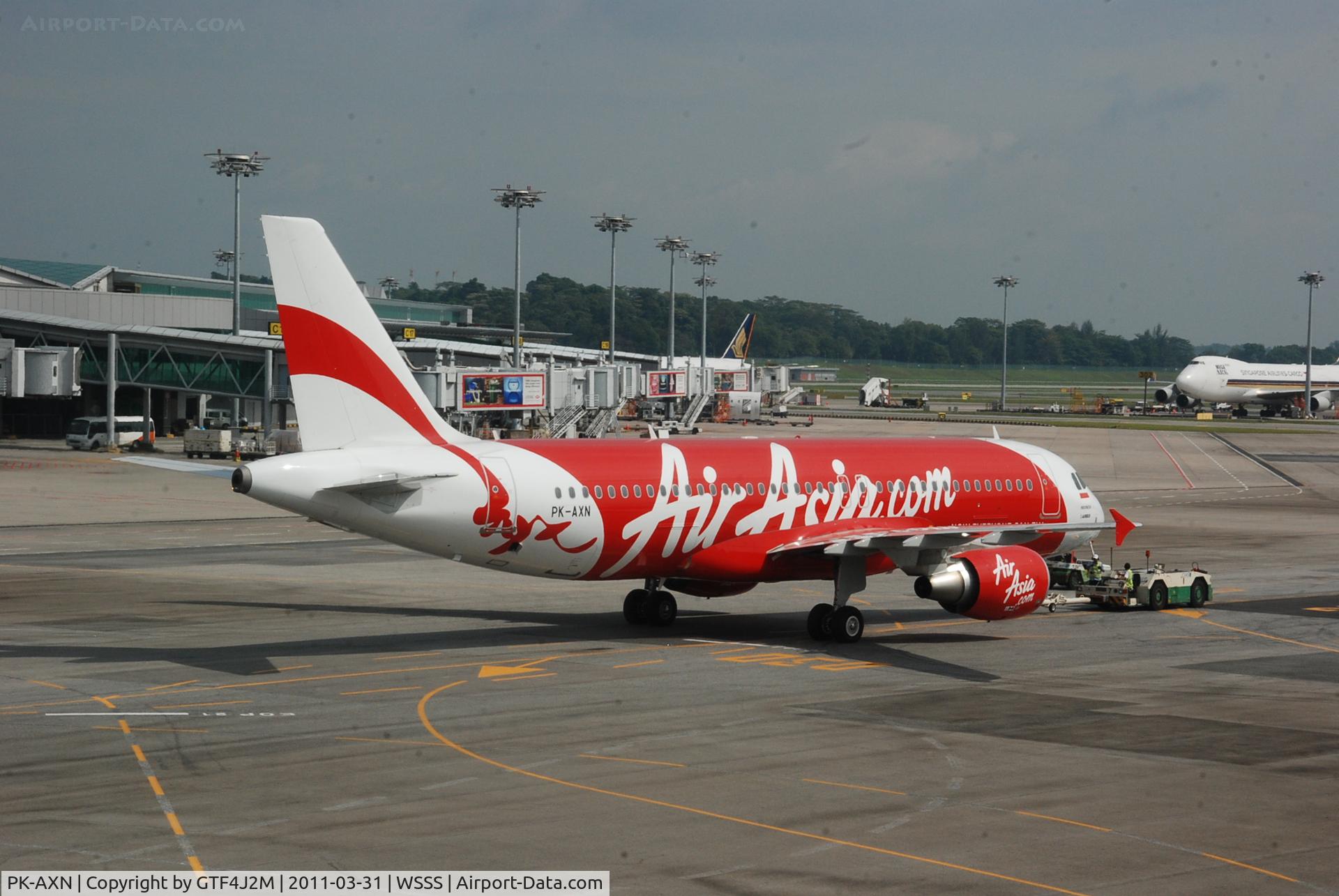 PK-AXN, 2010 Airbus A320-216 C/N 4477, PK-AXN at Singapore, Changi 31.3.11
