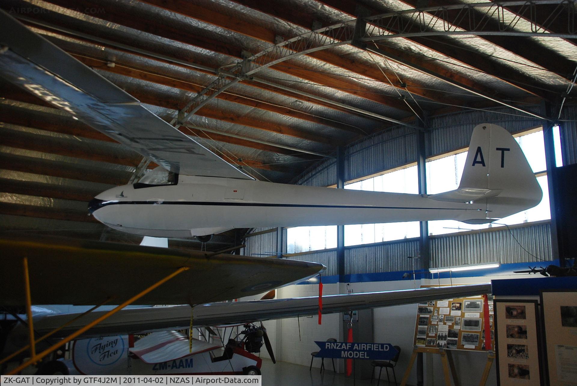 ZK-GAT, Eon Olympia 2A C/N 3059/SCGC/1, ZK-GAT at the Ashburton Museum 2.4.11