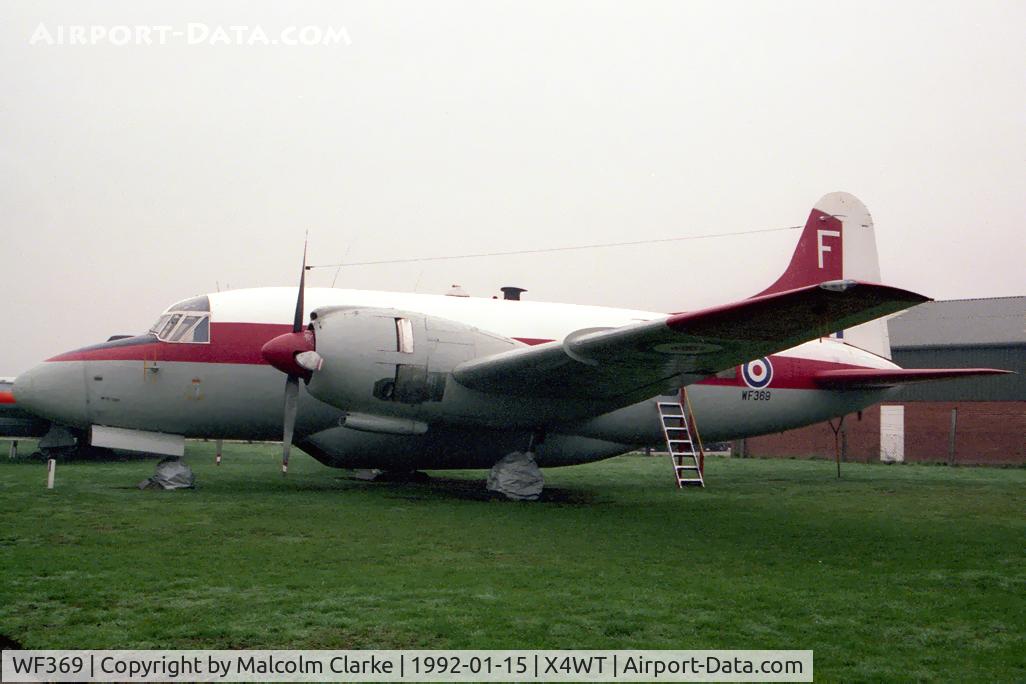 WF369, Vickers Varsity T.1 C/N 528, Vickers Varsity T.1 At Newark Air Museum, Notts, January 15th 1992.