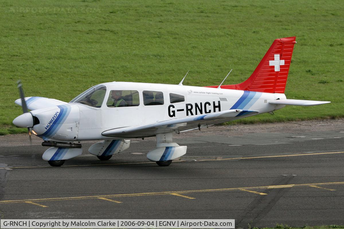 G-RNCH, 1982 Piper PA-28-181 Cherokee Archer II C/N 28-8190141, Piper PA-28-181 Cherokee Archer II at Durham Tees Valley Airport, September 2006.