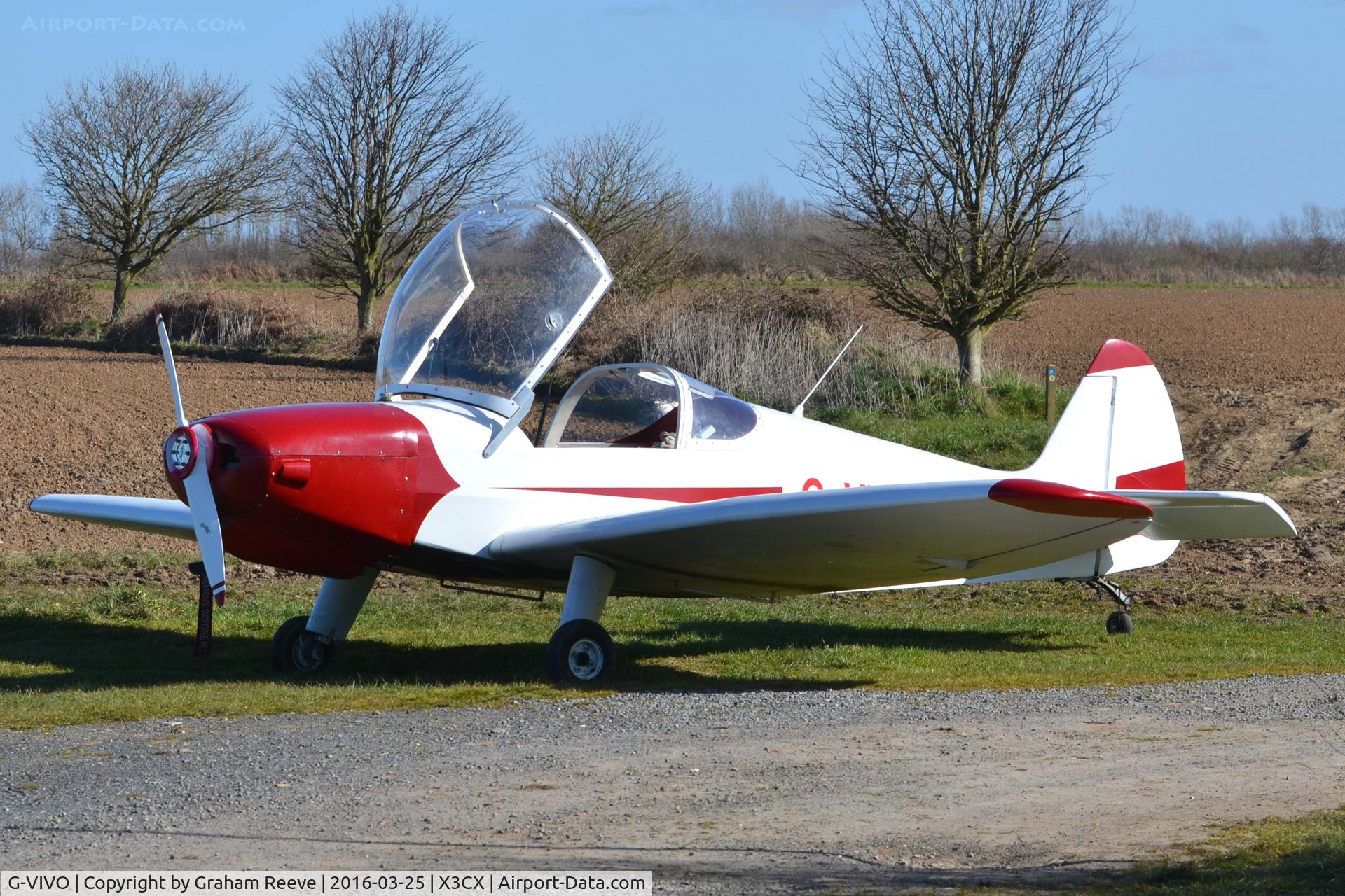 G-VIVO, 2005 Nicollier HN-700 Menestrel II C/N PFA 217-14039, Parked at Northrepps.