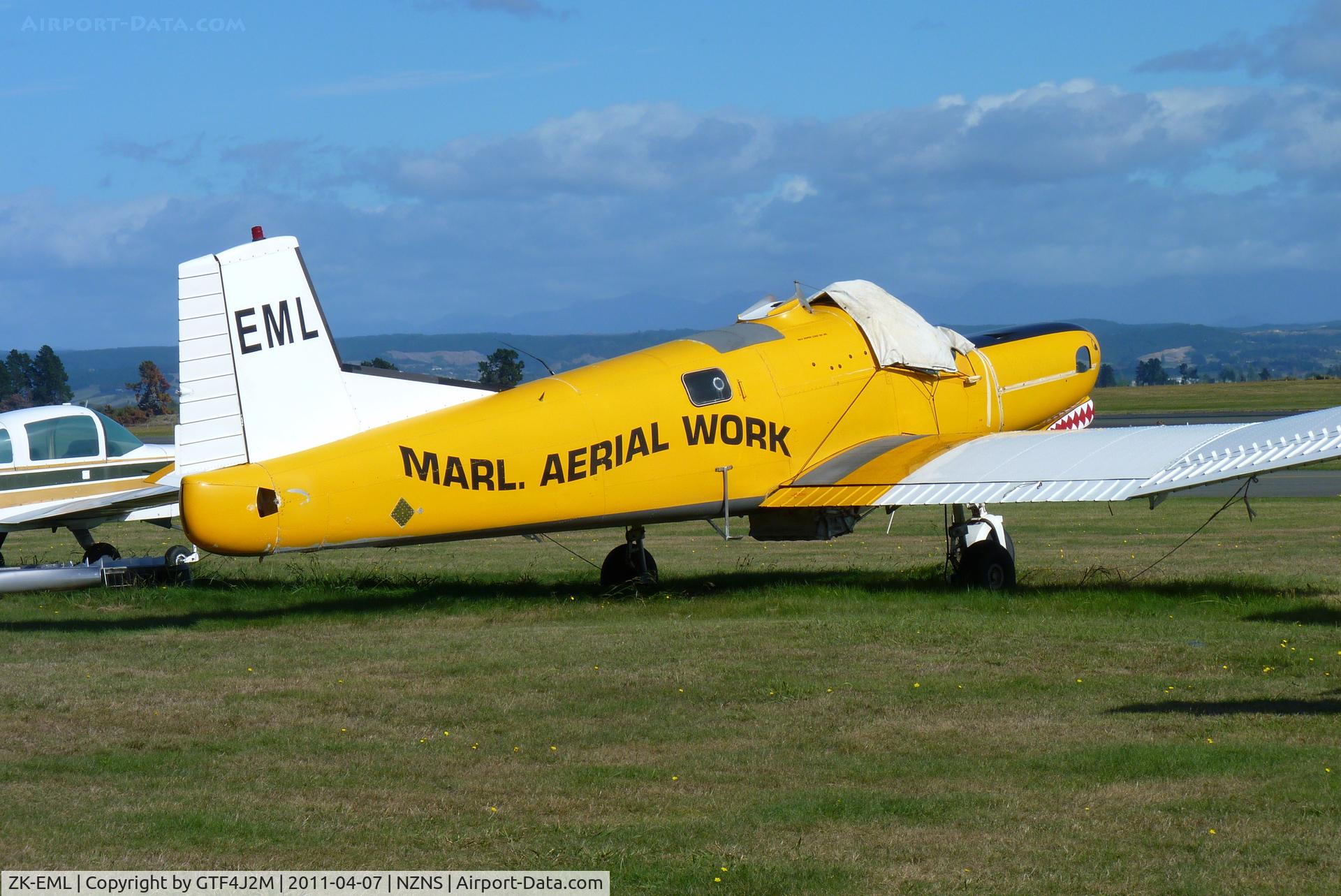 ZK-EML, NZ Aerospace FU24-954 C/N 264, ZK-EML at Nelson 7.4.11