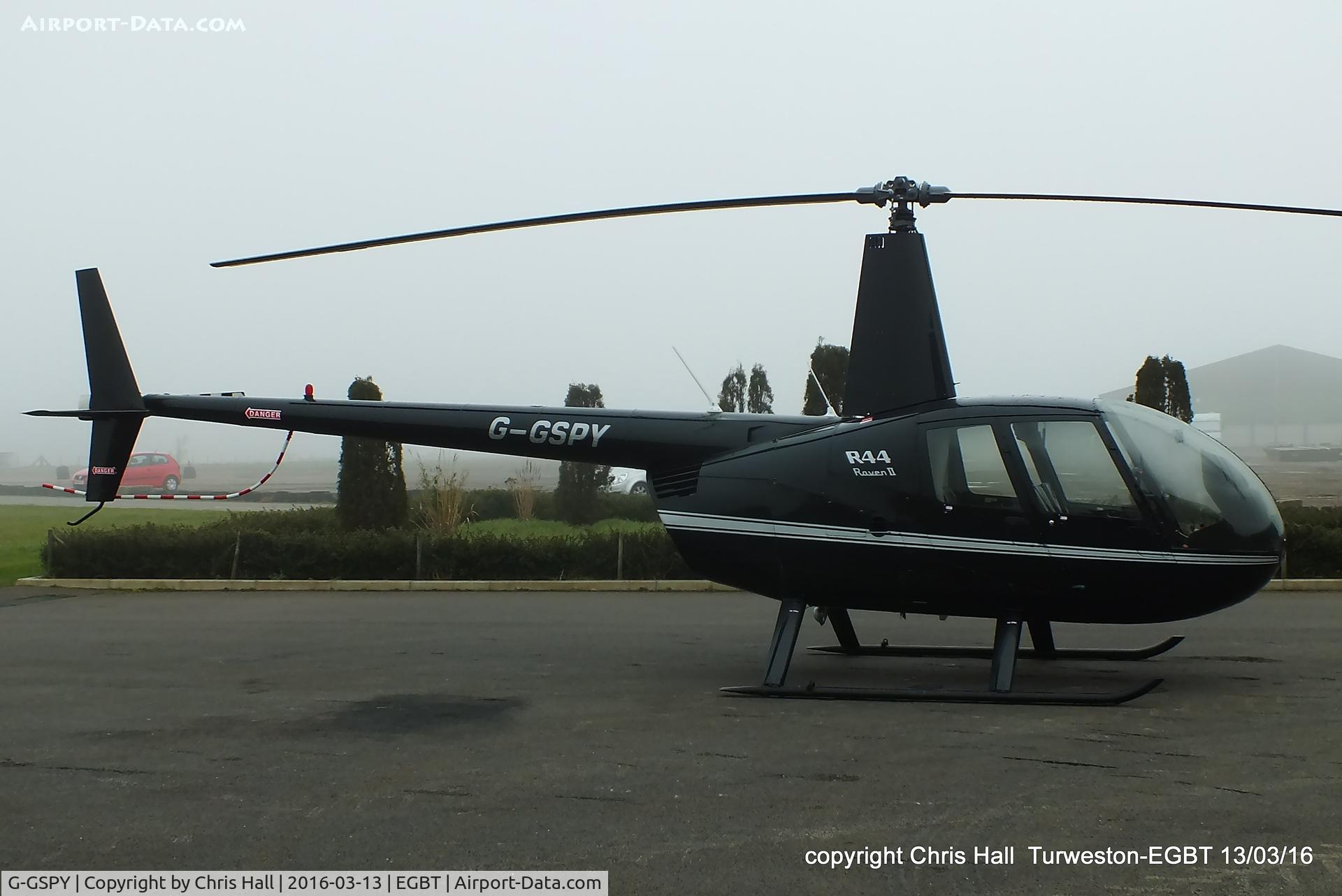 G-GSPY, 2005 Robinson R44 Raven II C/N 10772, at Turweston