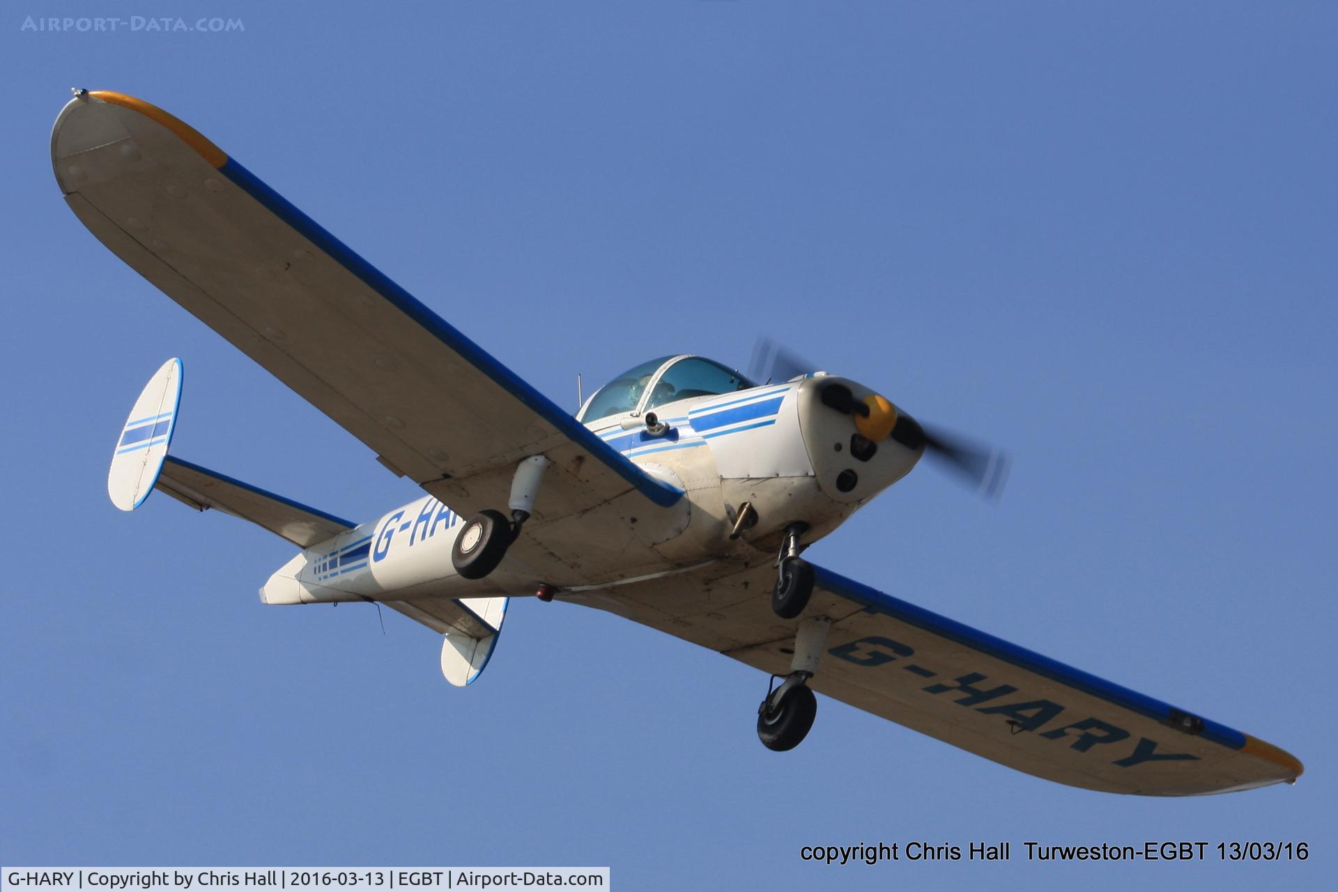 G-HARY, 1966 Alon A-2 Aircoupe C/N A-188, at the Vintage Aircraft Club spring rally