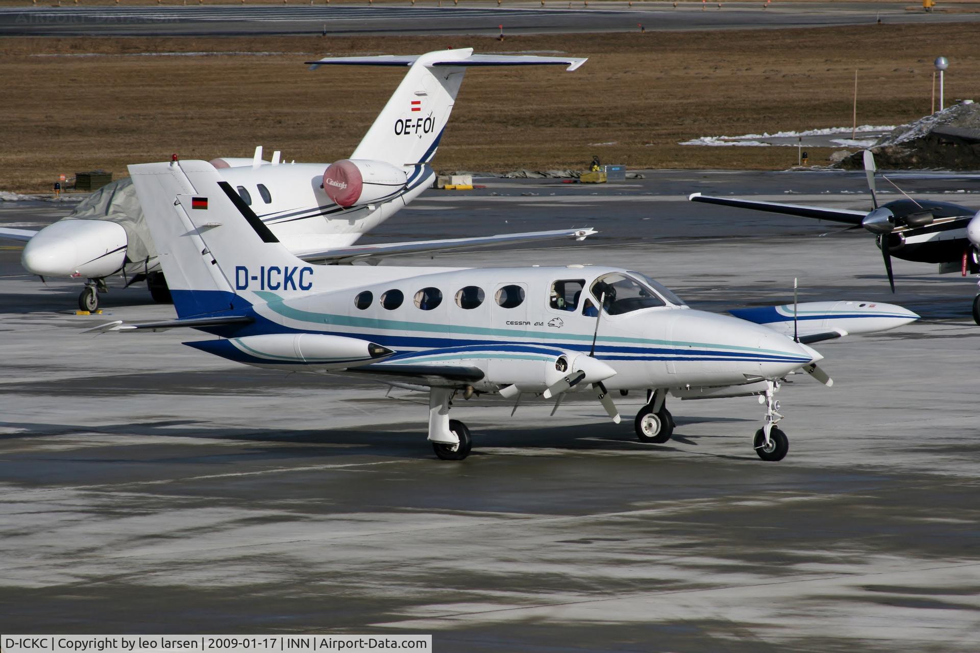 D-ICKC, Cessna 414A Chancellor Chancellor C/N 414-A0472, Innsbruck 17.1.09