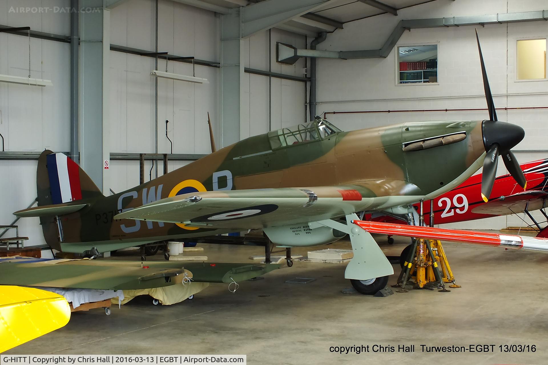 G-HITT, 1940 Hawker Hurricane I C/N Not found / see comment, Turweston resident