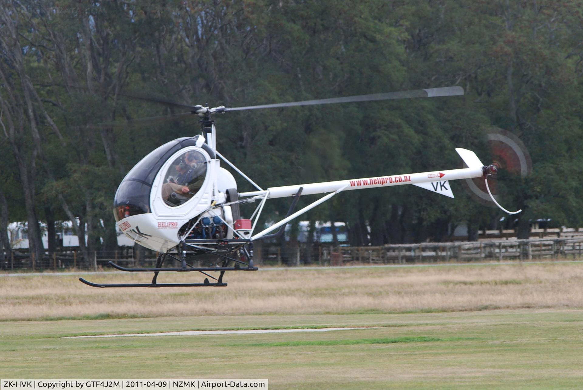 ZK-HVK, Schweizer 269C-1 C/N 0177, ZK-HVK at Motueka 9.4.11