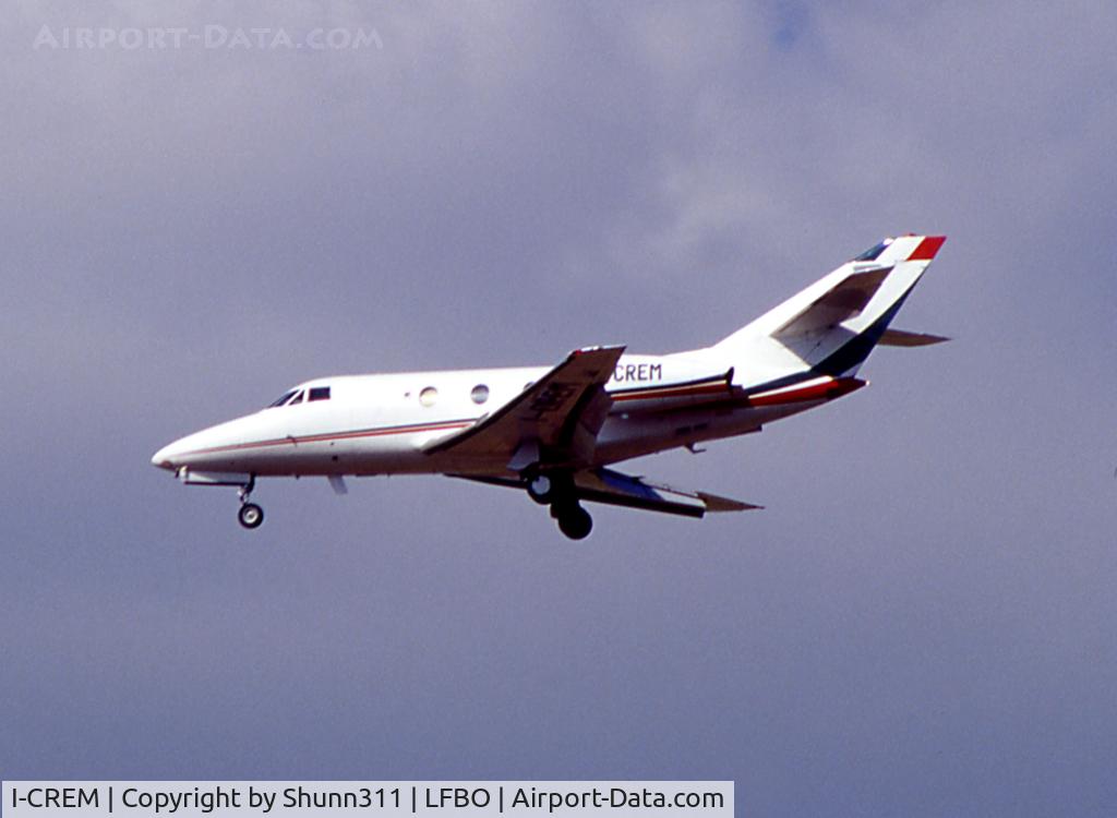 I-CREM, Dassault Falcon 10 C/N 161, Landing rwy 32L
