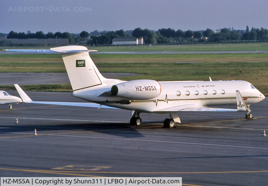 HZ-MS5A, 2001 Gulfstream Aerospace 5 C/N 644, Parked at the General Aviation area...