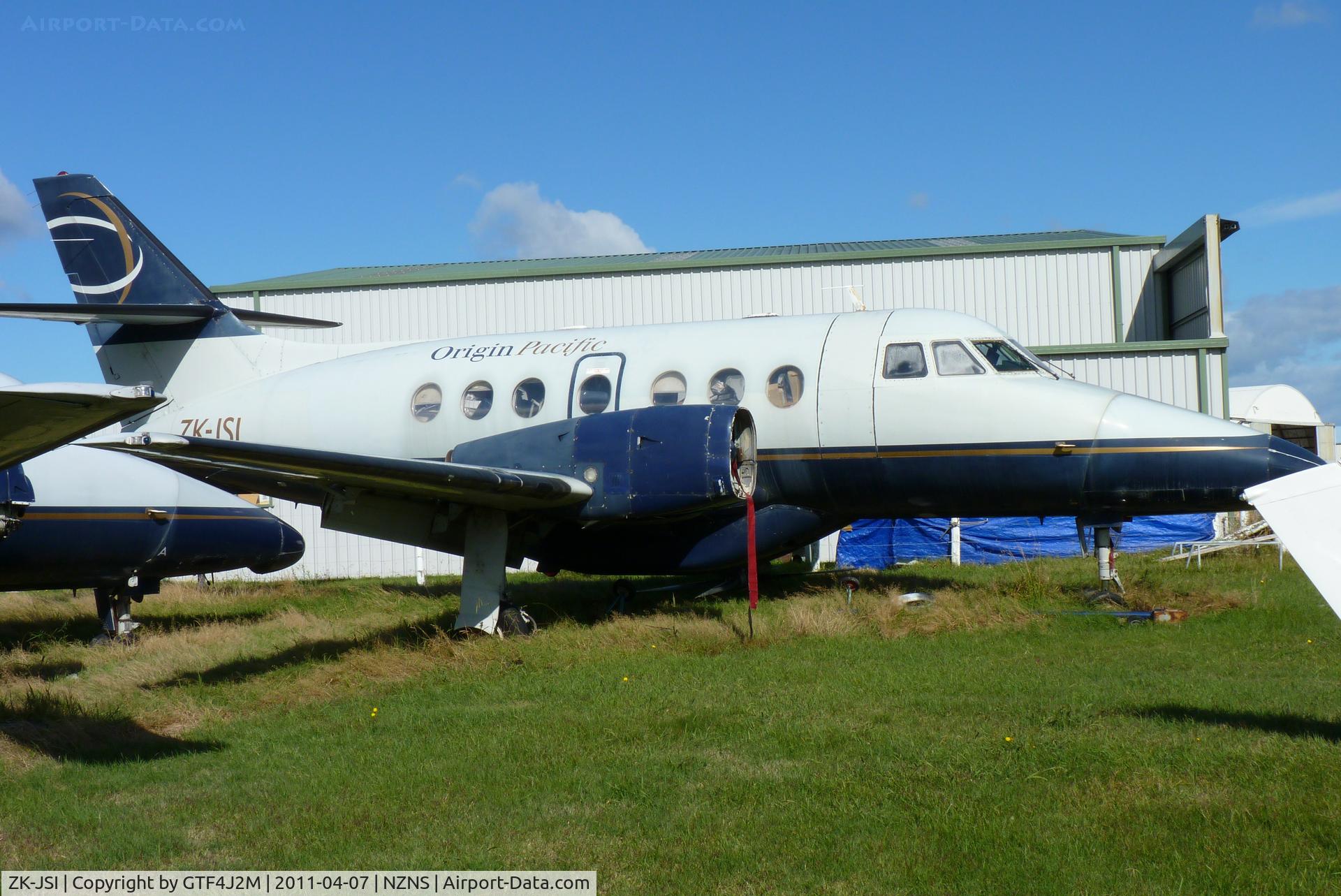 ZK-JSI, 1987 British Aerospace BAe-3109 Jetstream 31 C/N 761, ZK-JSI stored at Nelson 7.4.11 ex Origin Pacific AL