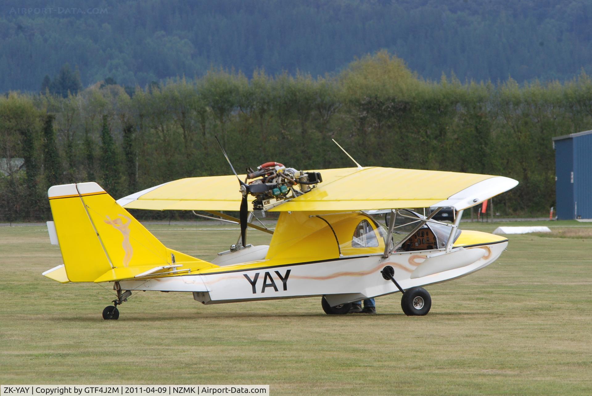ZK-YAY, Progressive Aerodyne Searey C/N 1DK365C, ZK-YAY at Motueka 9.4.11