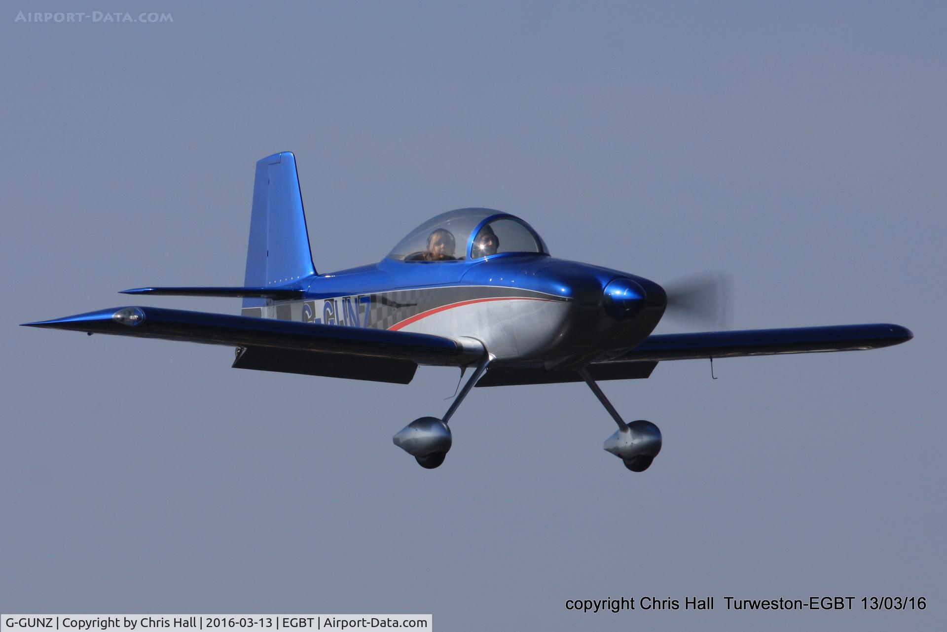 G-GUNZ, 2009 Vans RV-8 C/N PFA 303-14475, at the Vintage Aircraft Club spring rally