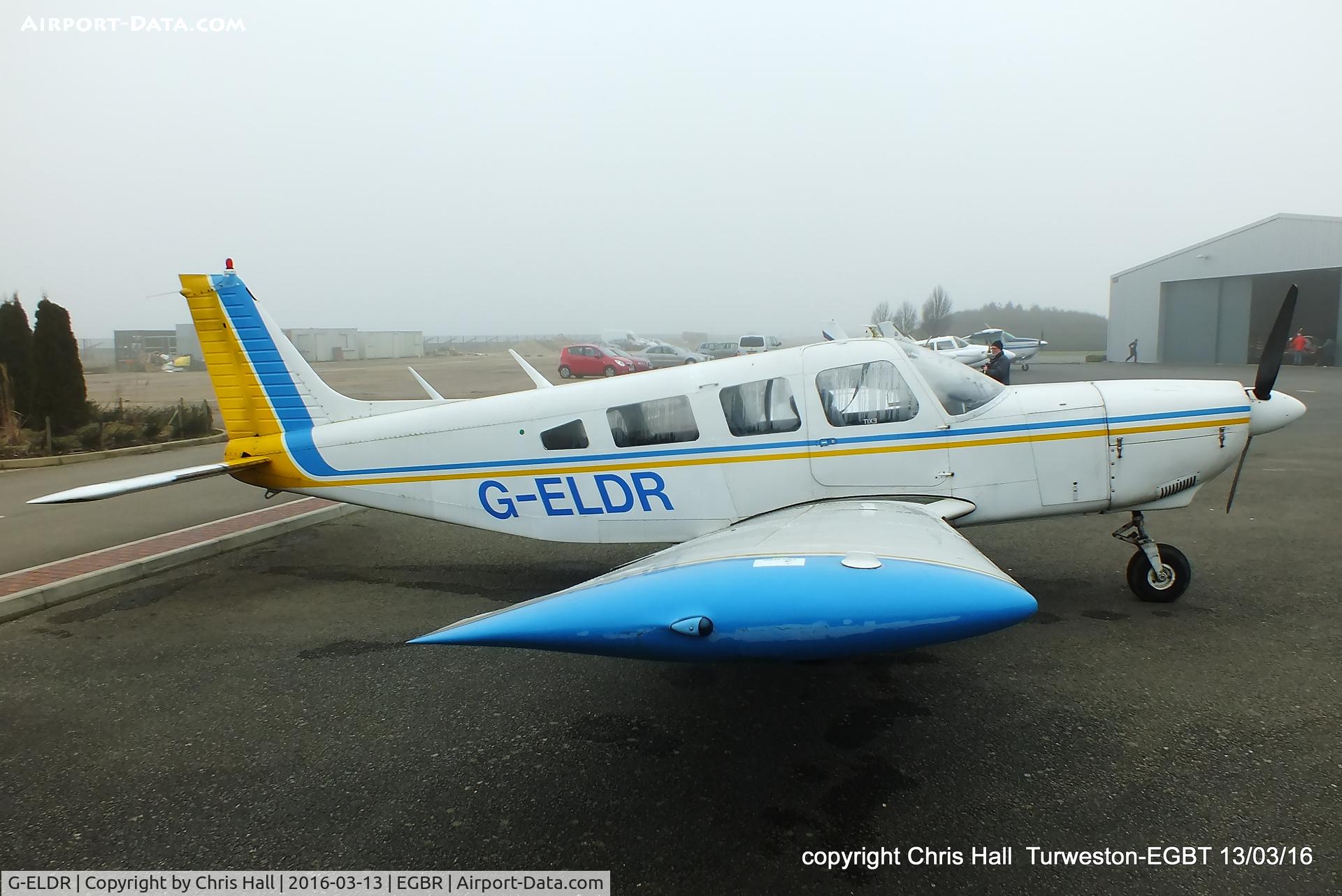 G-ELDR, 1974 Piper PA-32-260 Cherokee Six Cherokee Six C/N 32-7400027, at the Vintage Aircraft Club spring rally