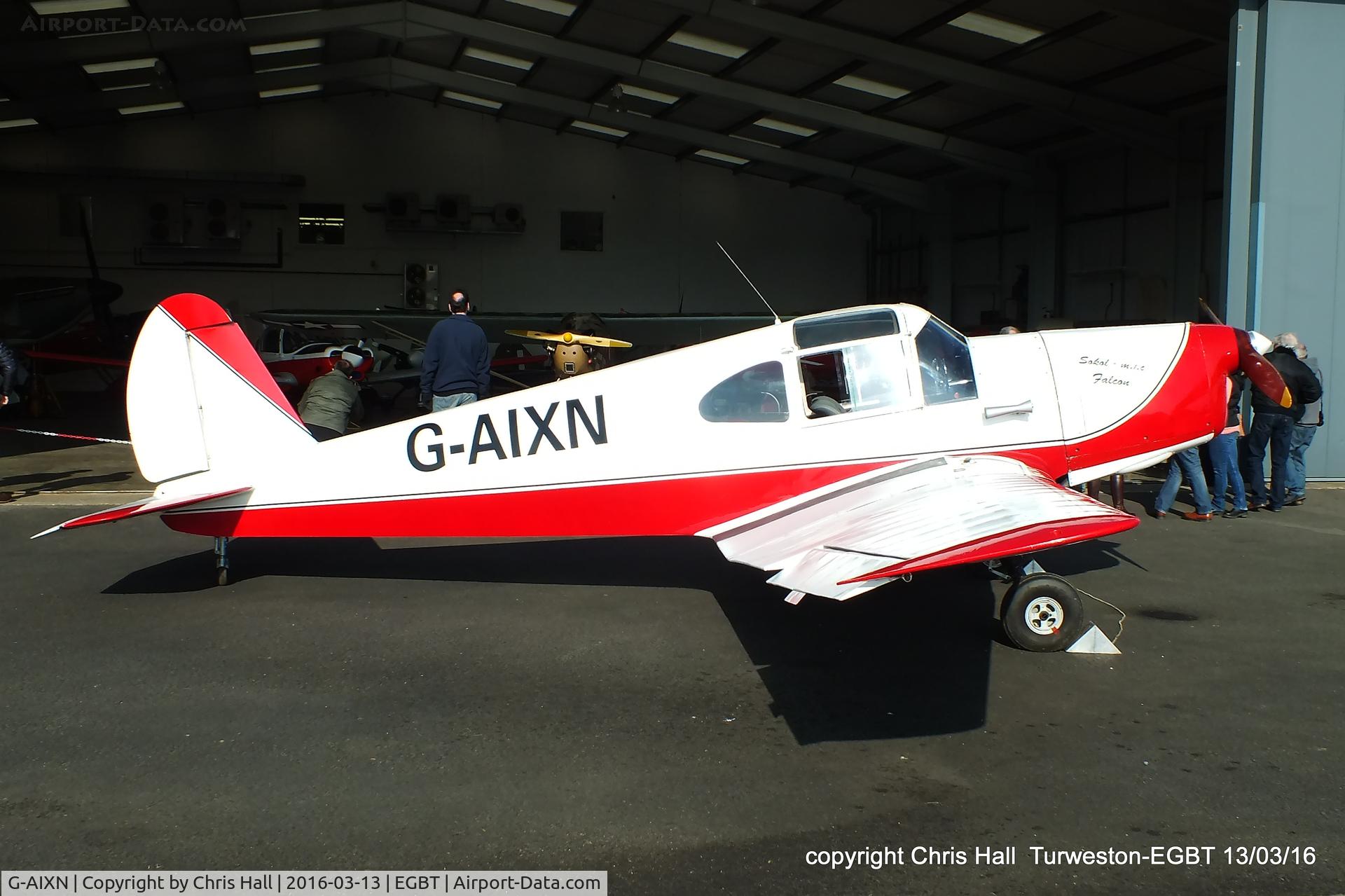 G-AIXN, 1947 Benes-Mraz M-1C Sokol C/N 112, at the Vintage Aircraft Club spring rally