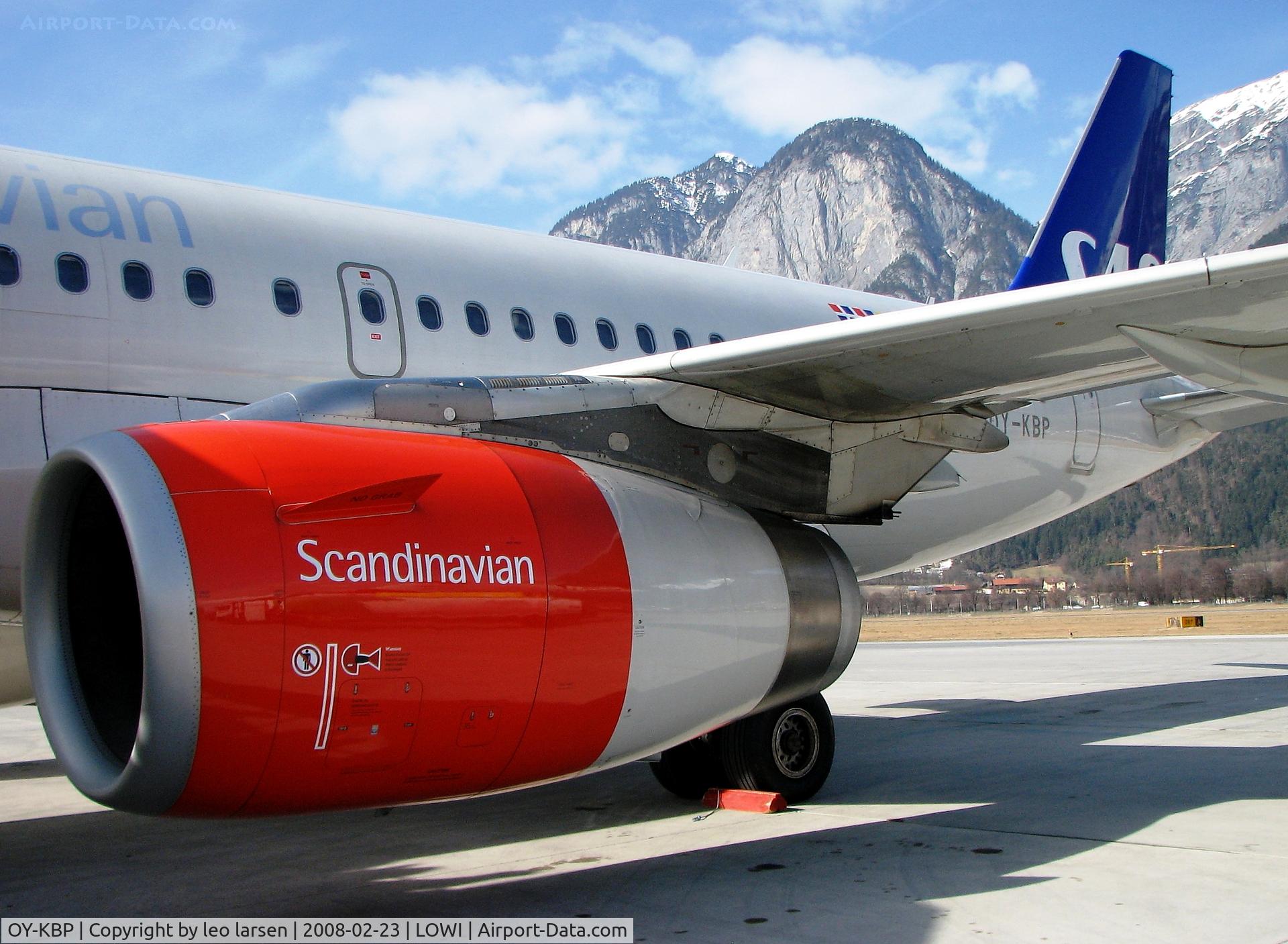 OY-KBP, 2006 Airbus A319-132 C/N 2888, Innsbruck 23.2.08