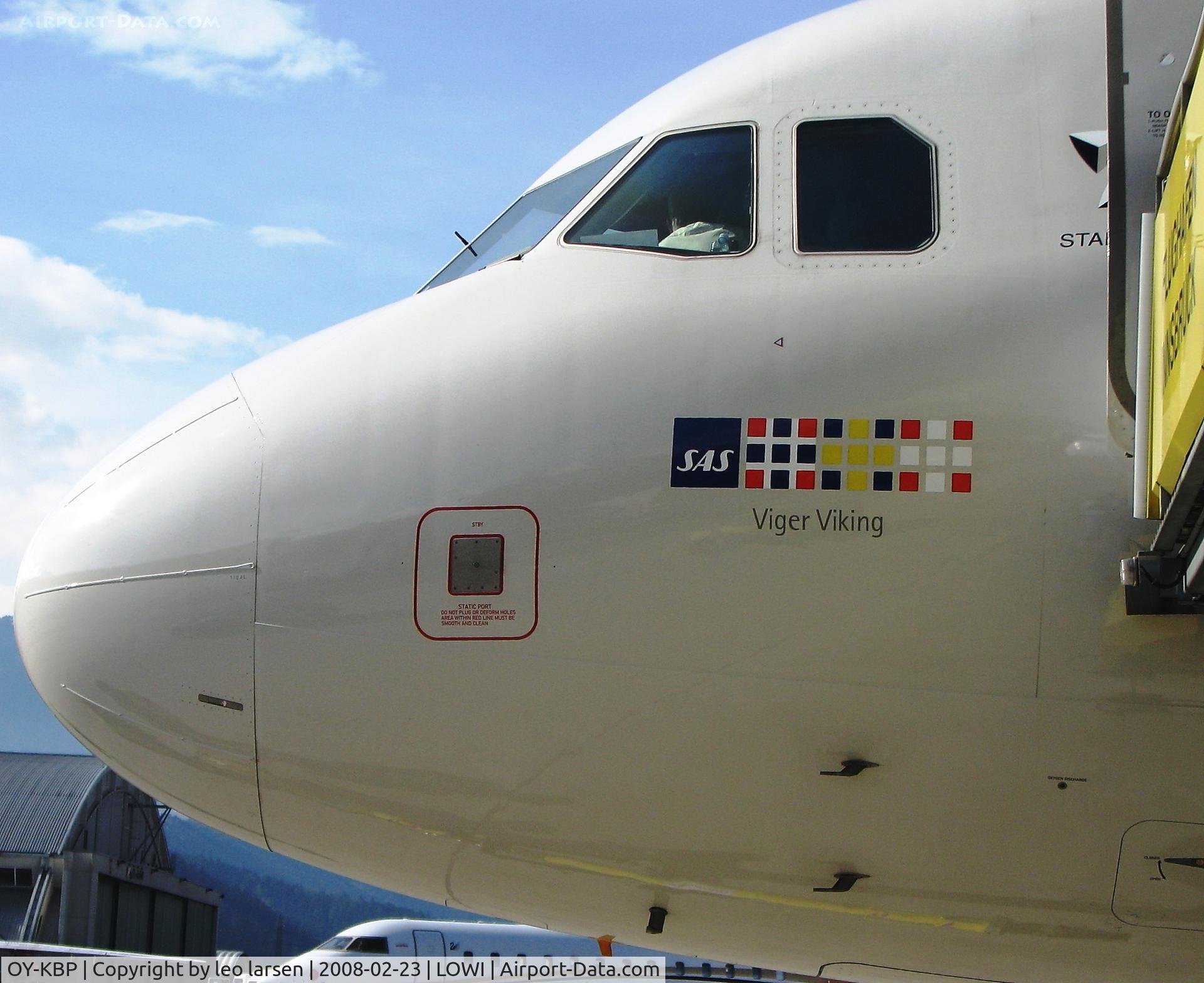 OY-KBP, 2006 Airbus A319-132 C/N 2888, Innsbruck 23.2.08