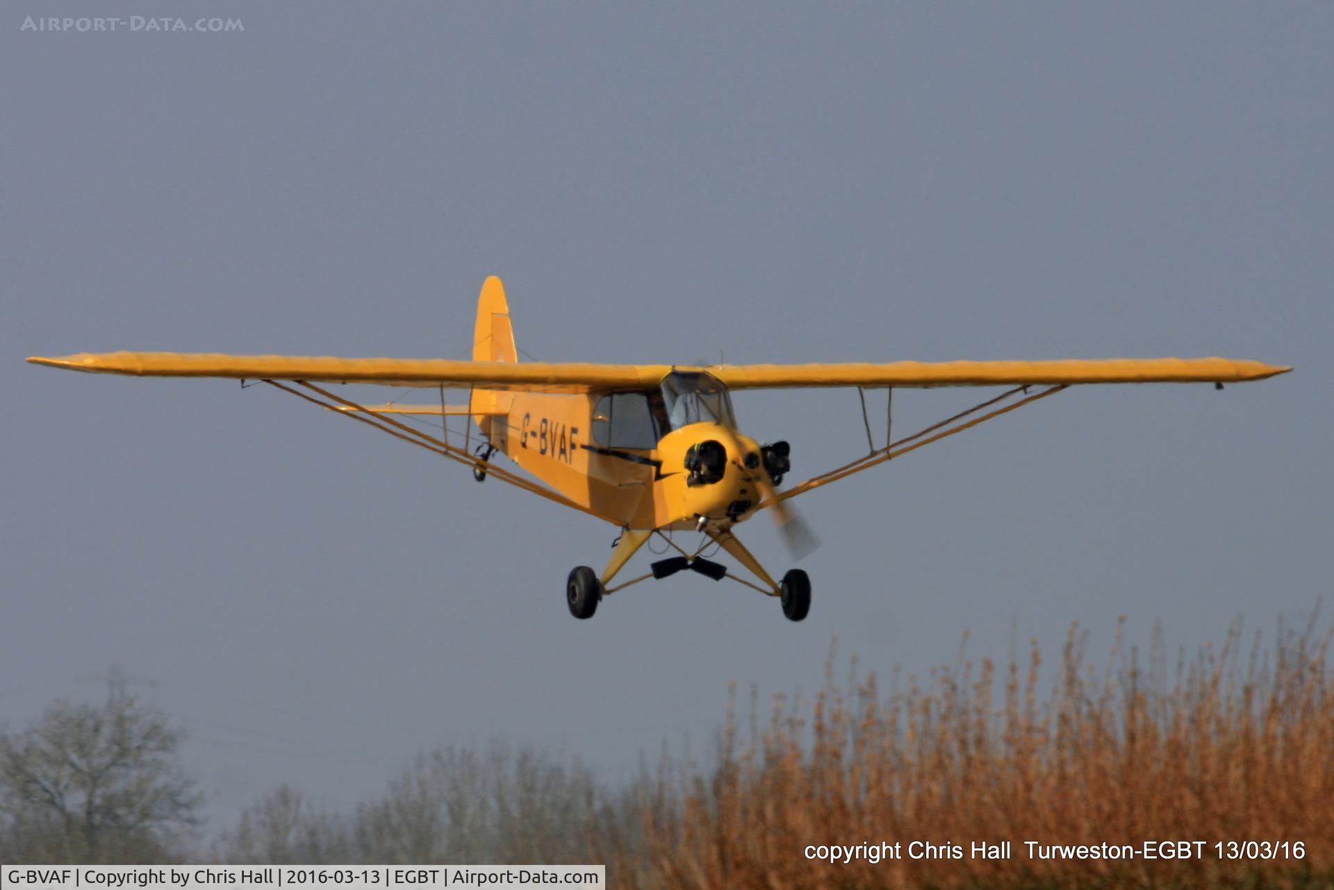 G-BVAF, 1940 Piper J3C-65 Cub Cub C/N 4645, at the Vintage Aircraft Club spring rally