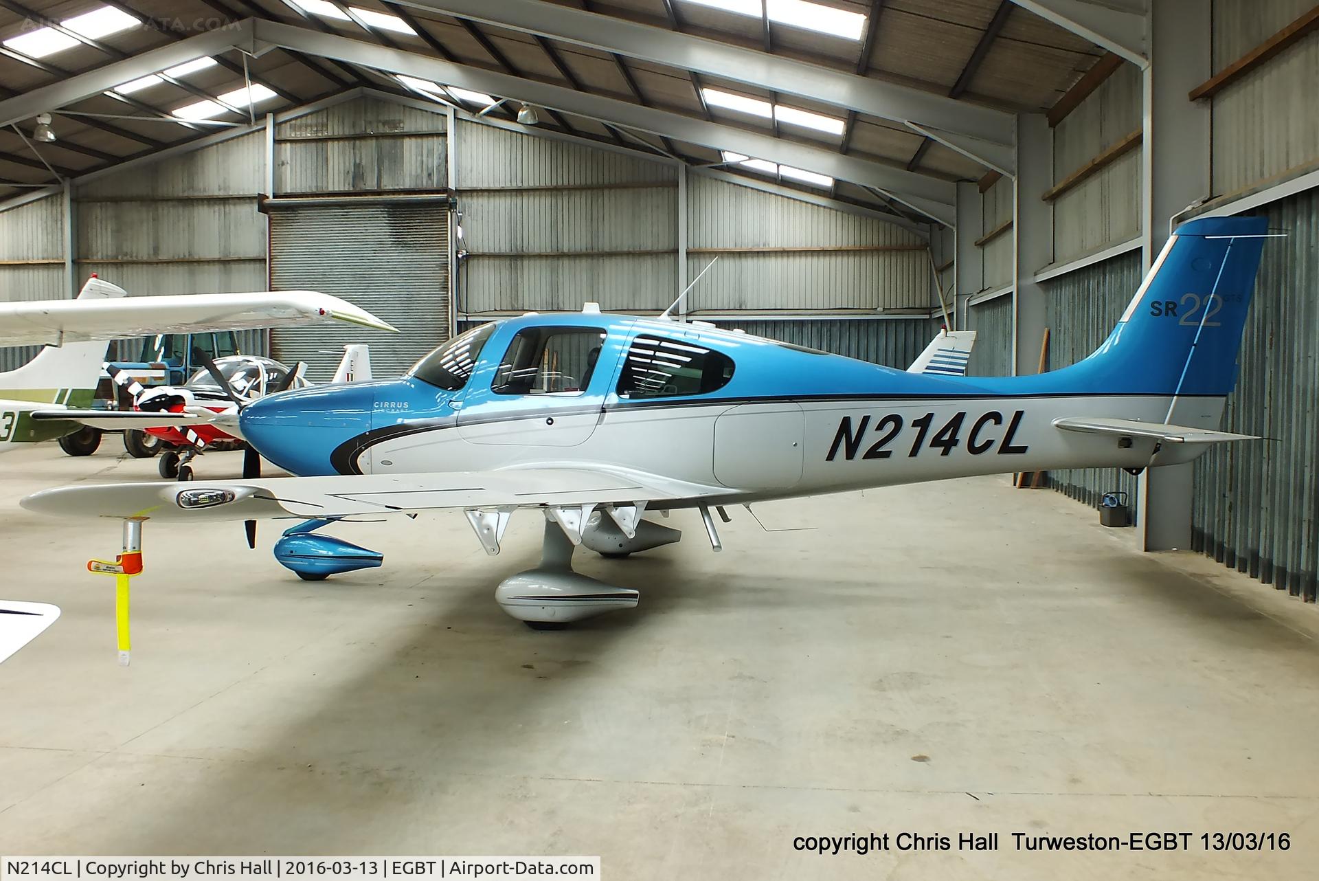 N214CL, 2012 Cirrus SR22 GTS C/N 3830, Turweston resident