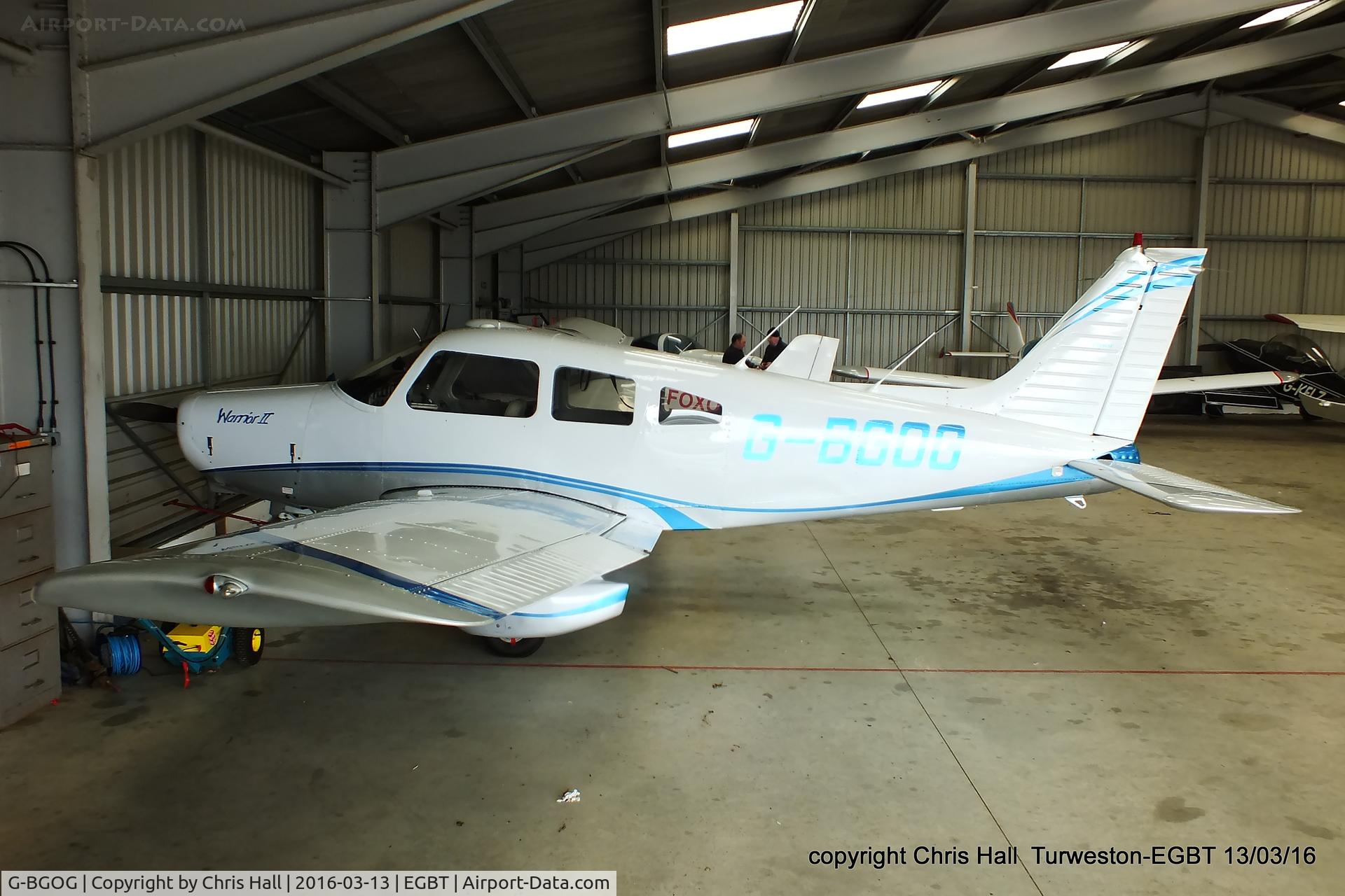 G-BGOG, 1979 Piper PA-28-161 Cherokee Warrior II C/N 28-7916350, Turweston resident