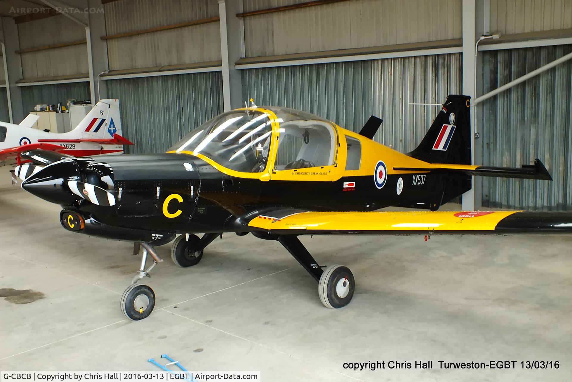 G-CBCB, 1973 Scottish Aviation Bulldog T.1 C/N BH.120/223, Turweston resident