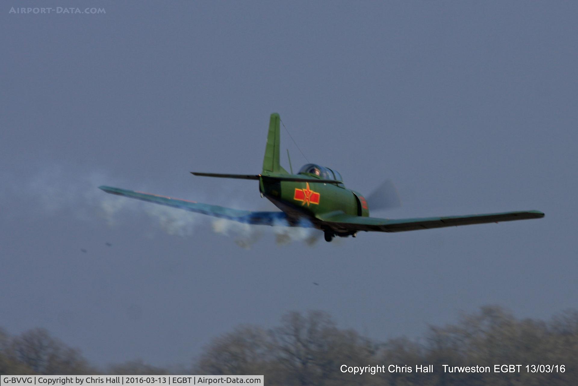 G-BVVG, 1966 Nanchang CJ-6A Chujiao C/N 2751219, at the Vintage Aircraft Club spring rally